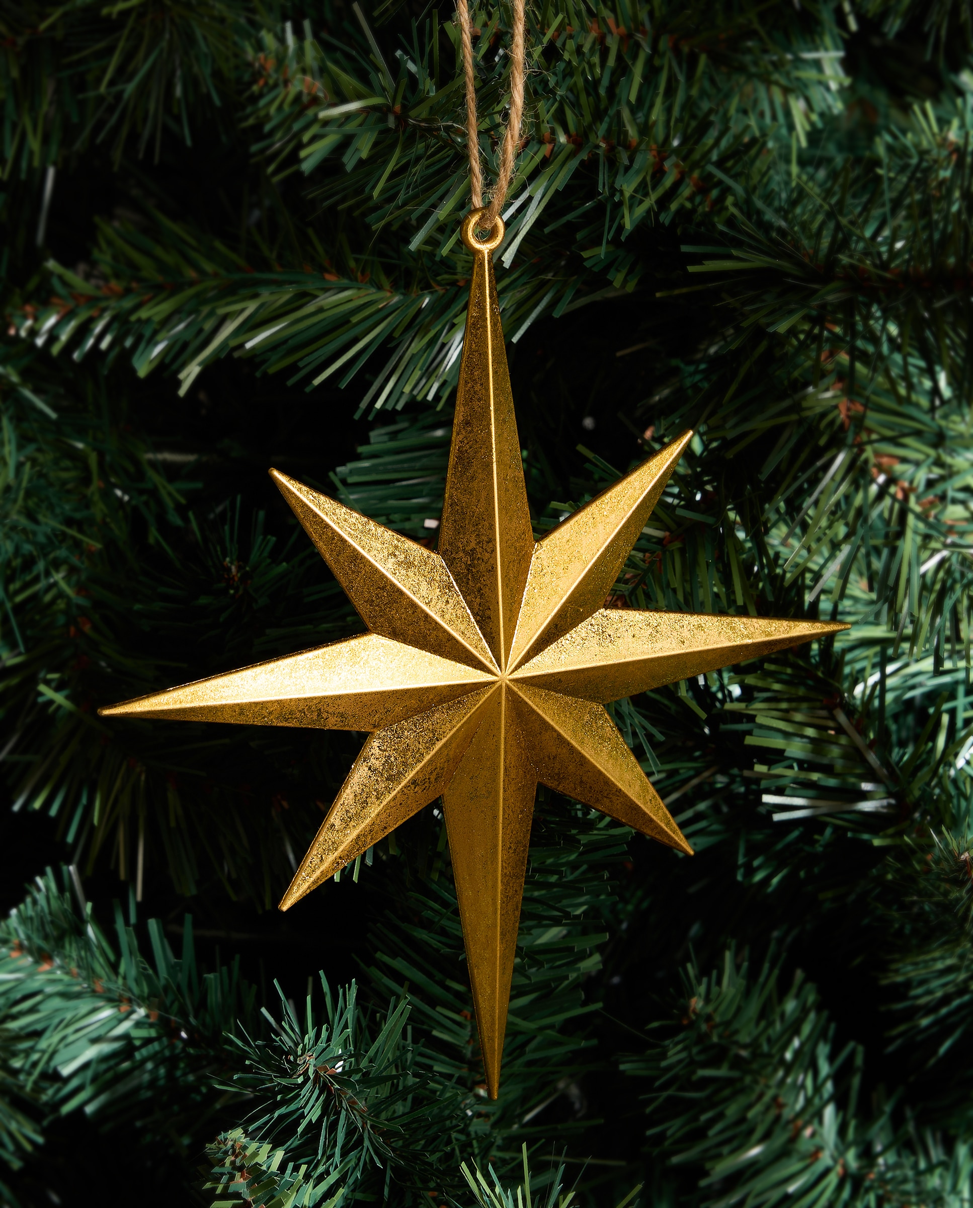 Imagen 0 de Colgante Estrella Navidad Dorado