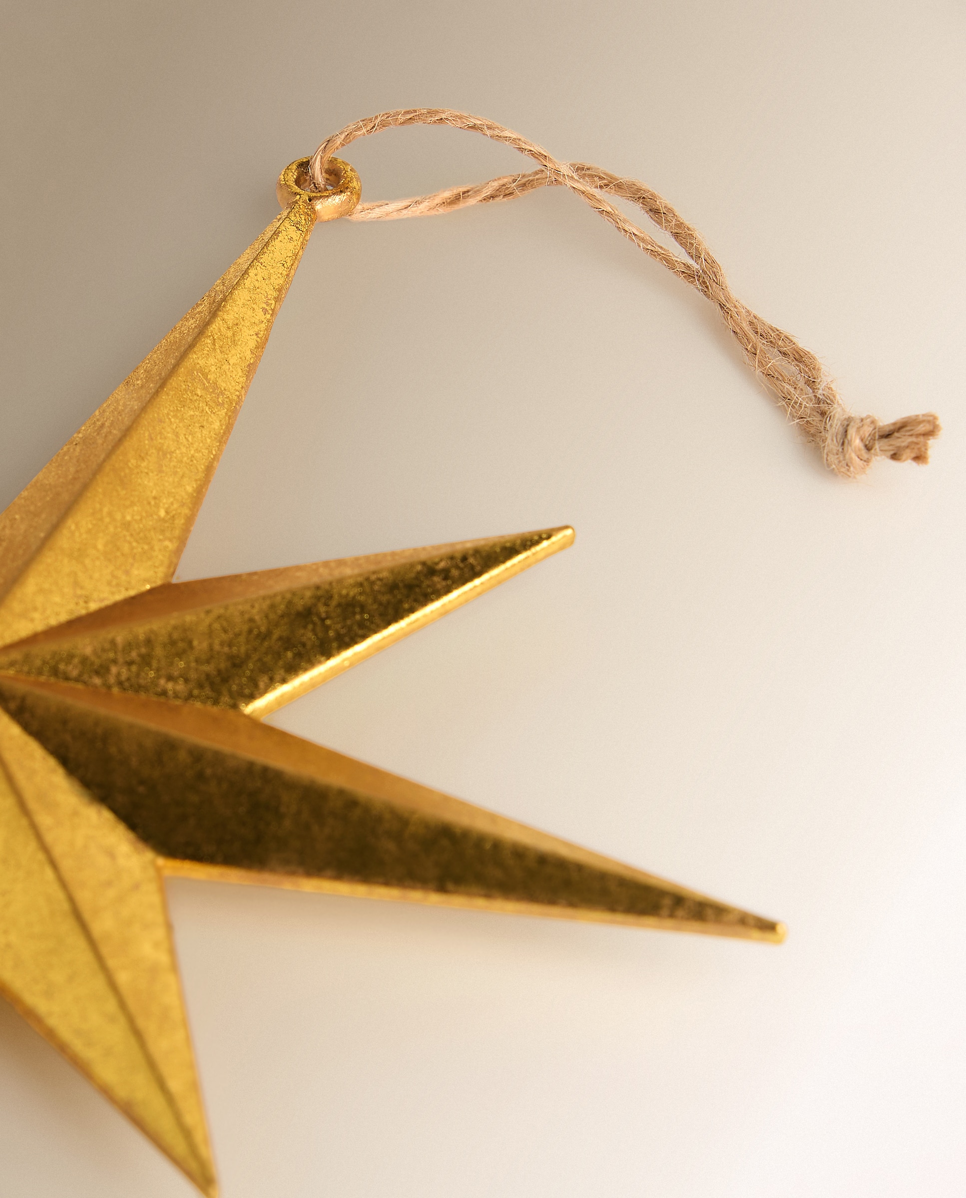 Colgante Estrella Navidad - Dorado Dorado-3