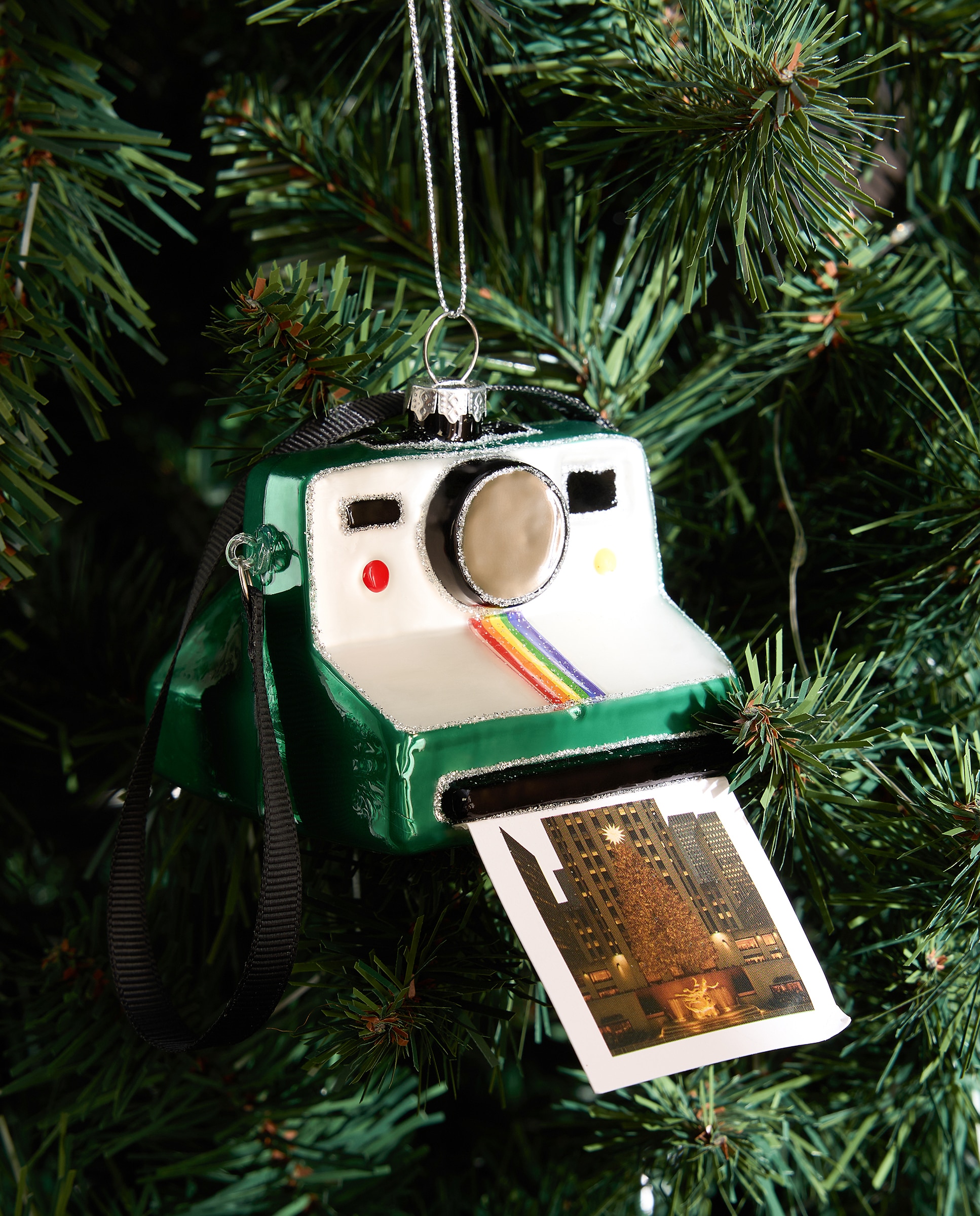 Colgante de cristal Polaroid Navidad - Verde Verde-1