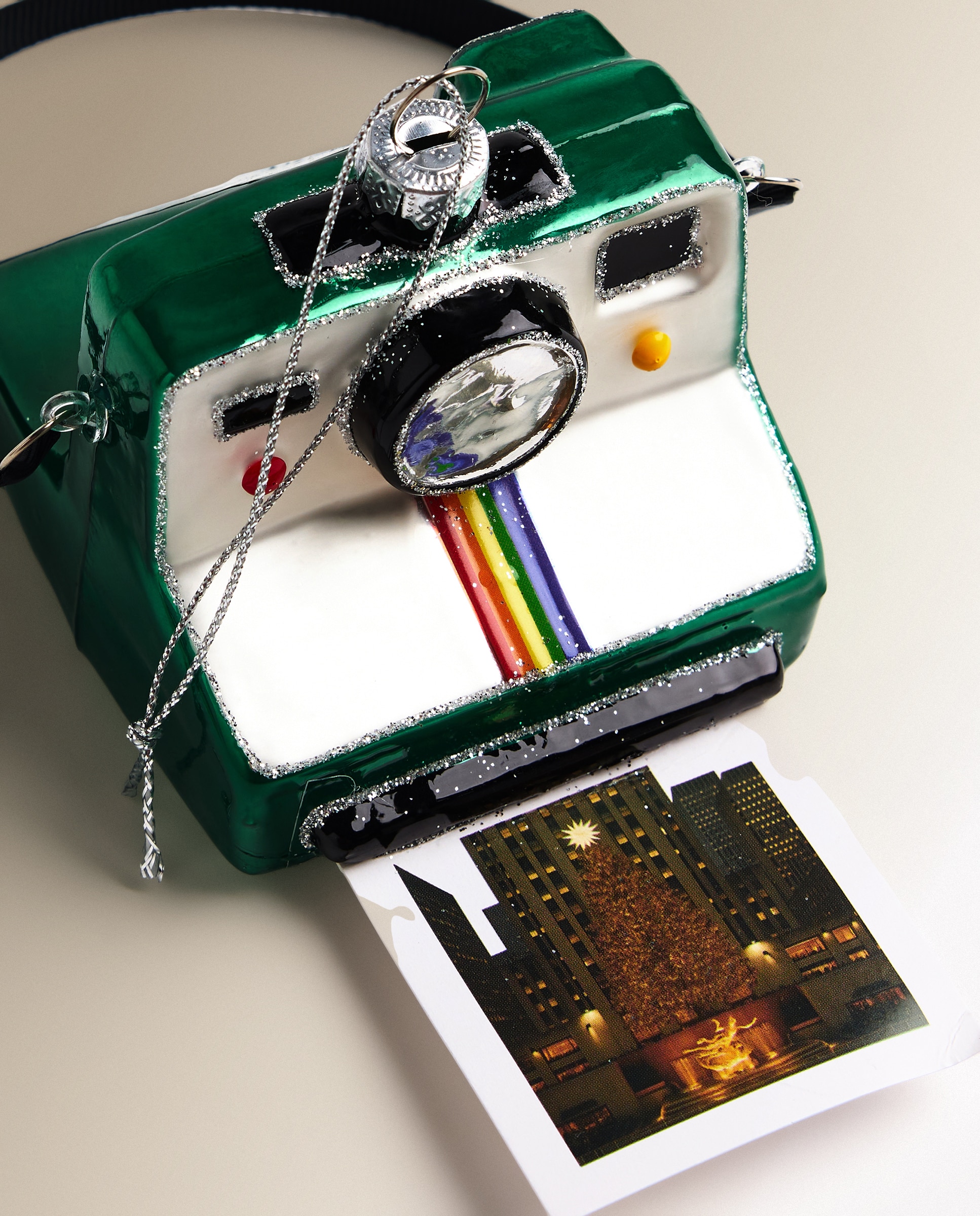 Colgante de cristal Polaroid Navidad - Verde Verde-3