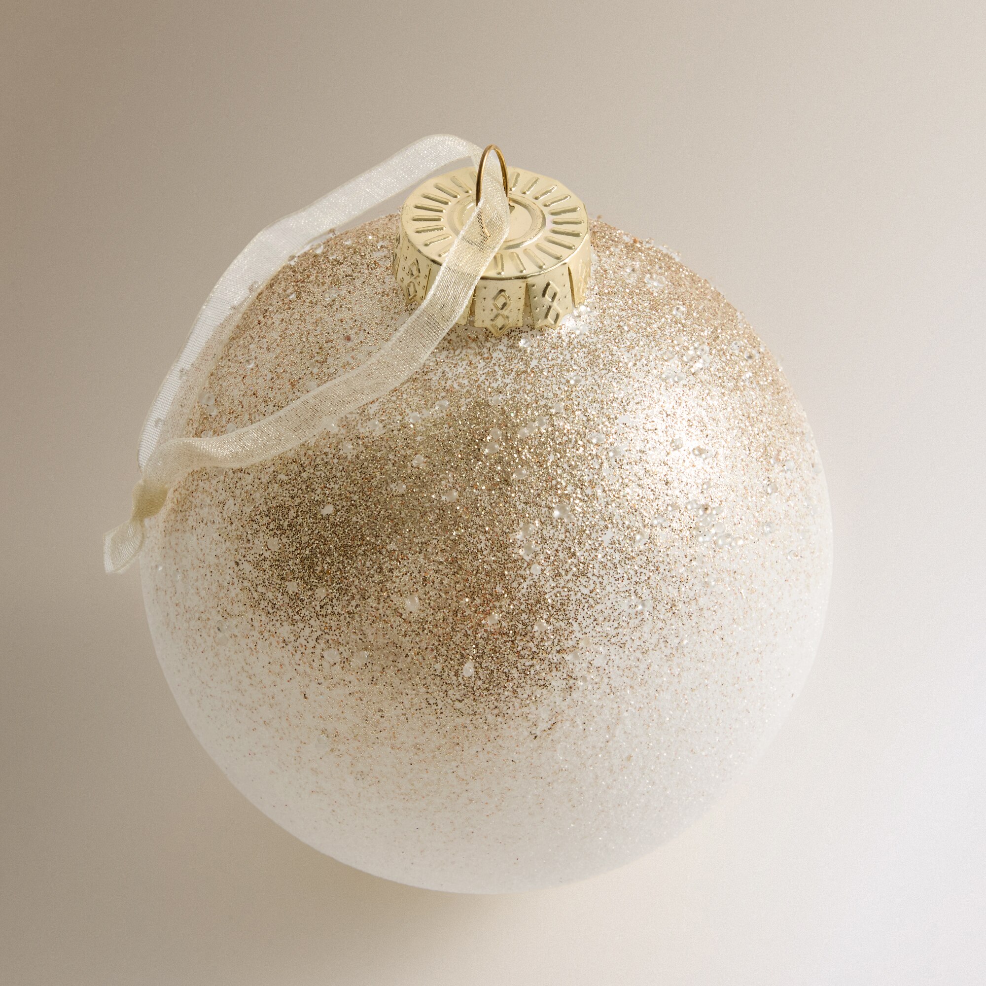 Bola Bicolor Escarcha Navidad El Corte Inglés - Champagne Champagne-2