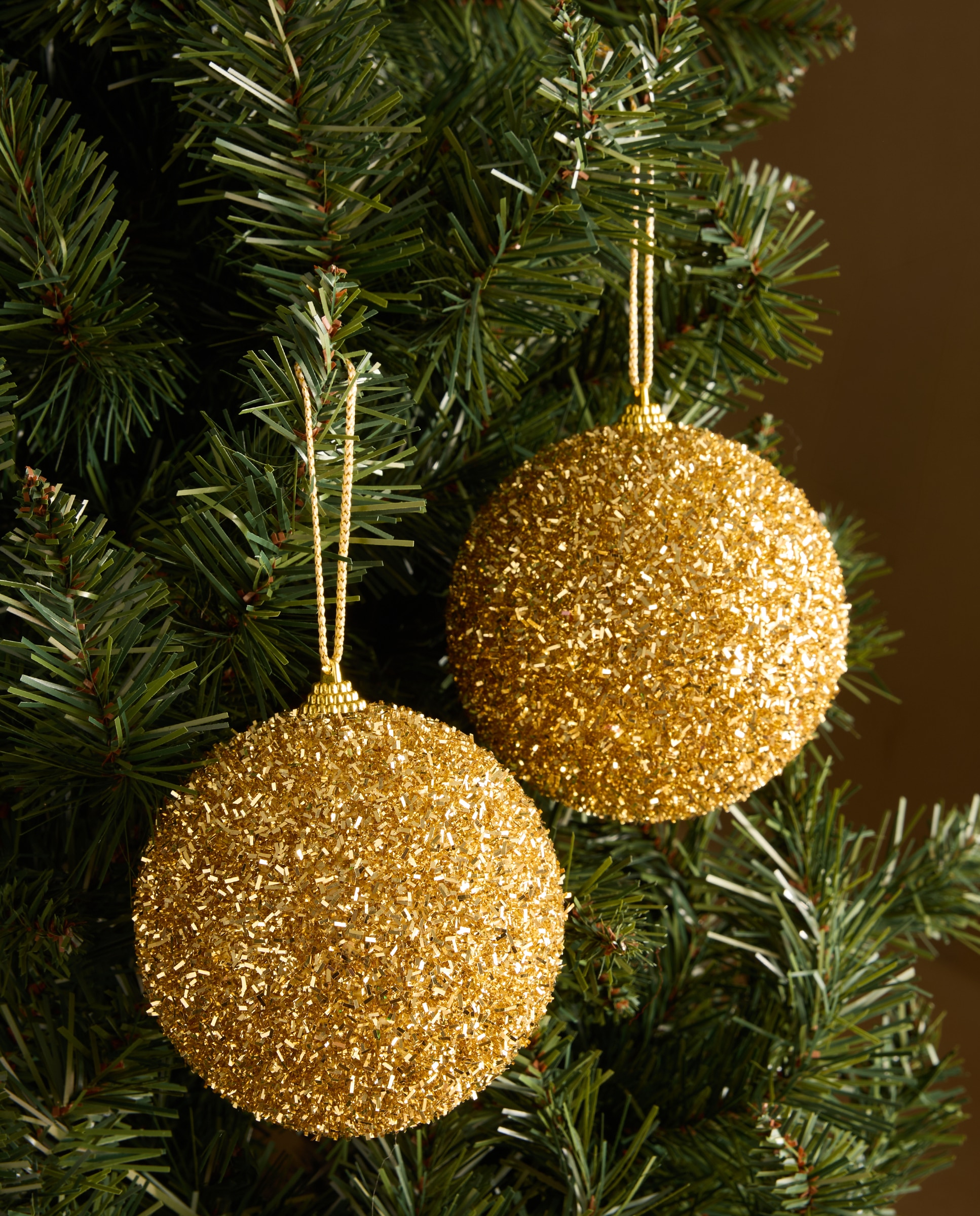 Set de 2 bolas Confeti Navidad - Dorado Dorado-1