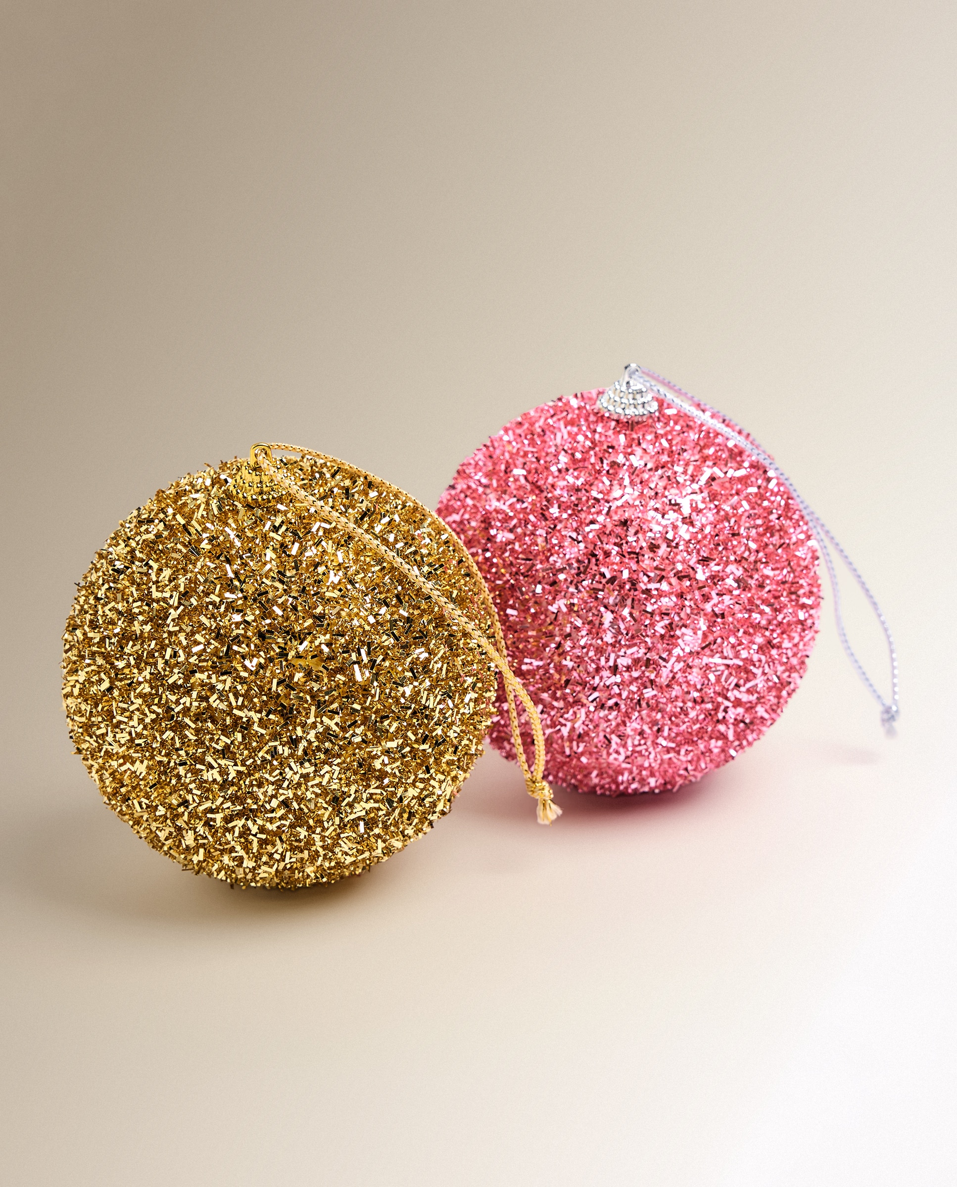 Set de 2 bolas Confeti Navidad - Dorado Dorado-4