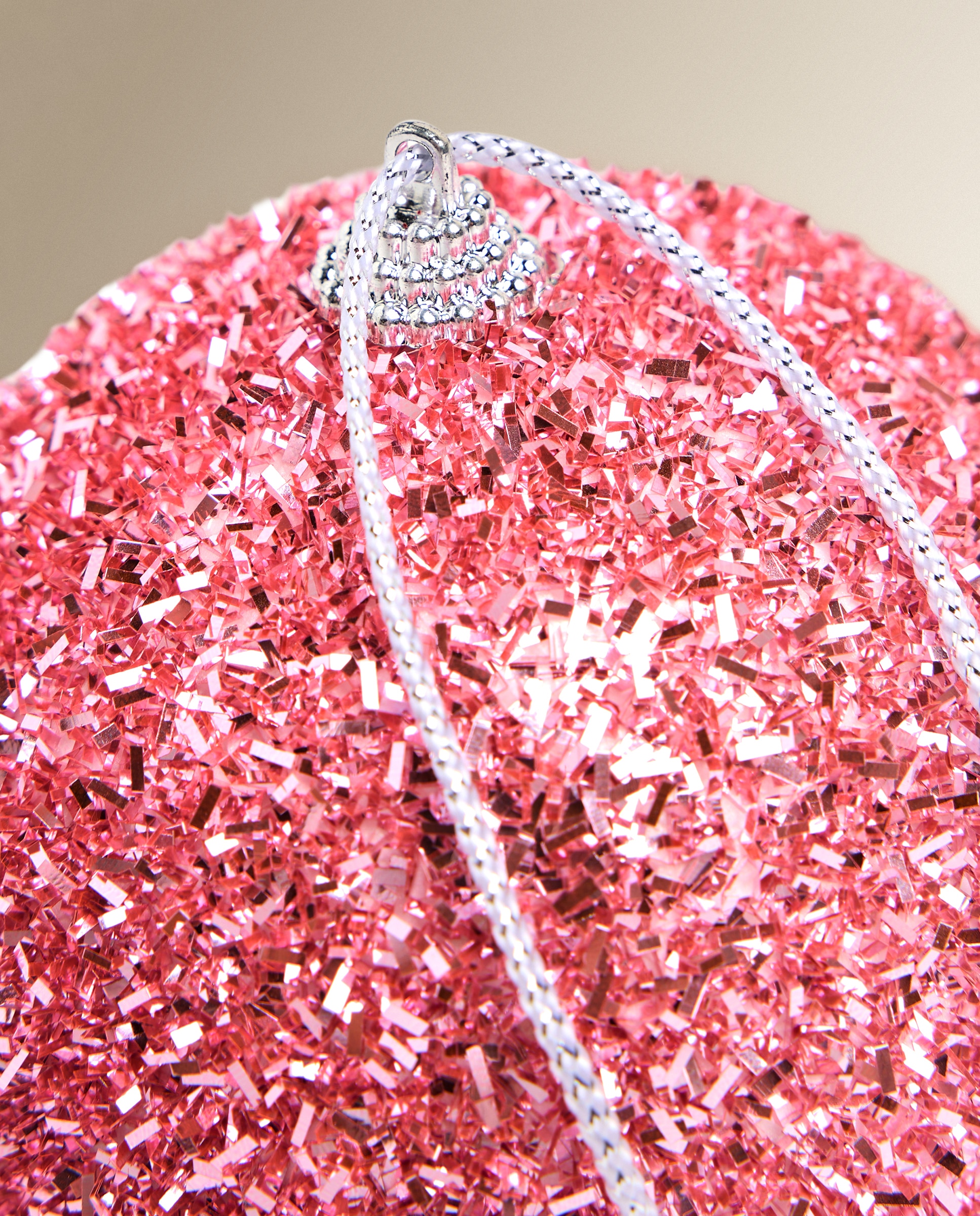 Set de 2 bolas Confeti Navidad - Rosa pastel Rosa pastel-3