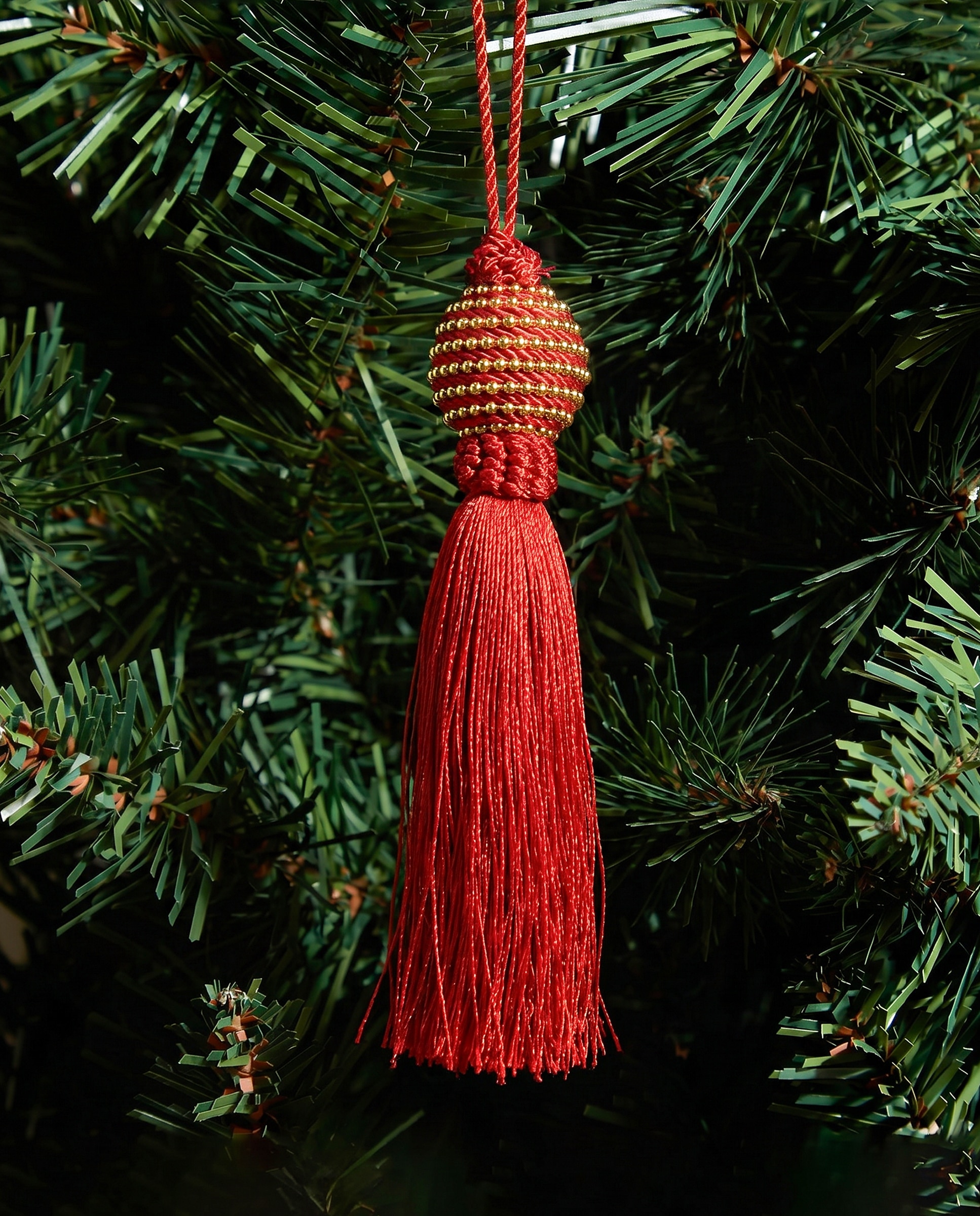 Imagen 1 de Colgante de tela Tassel Navidad - Burdeos Burdeos