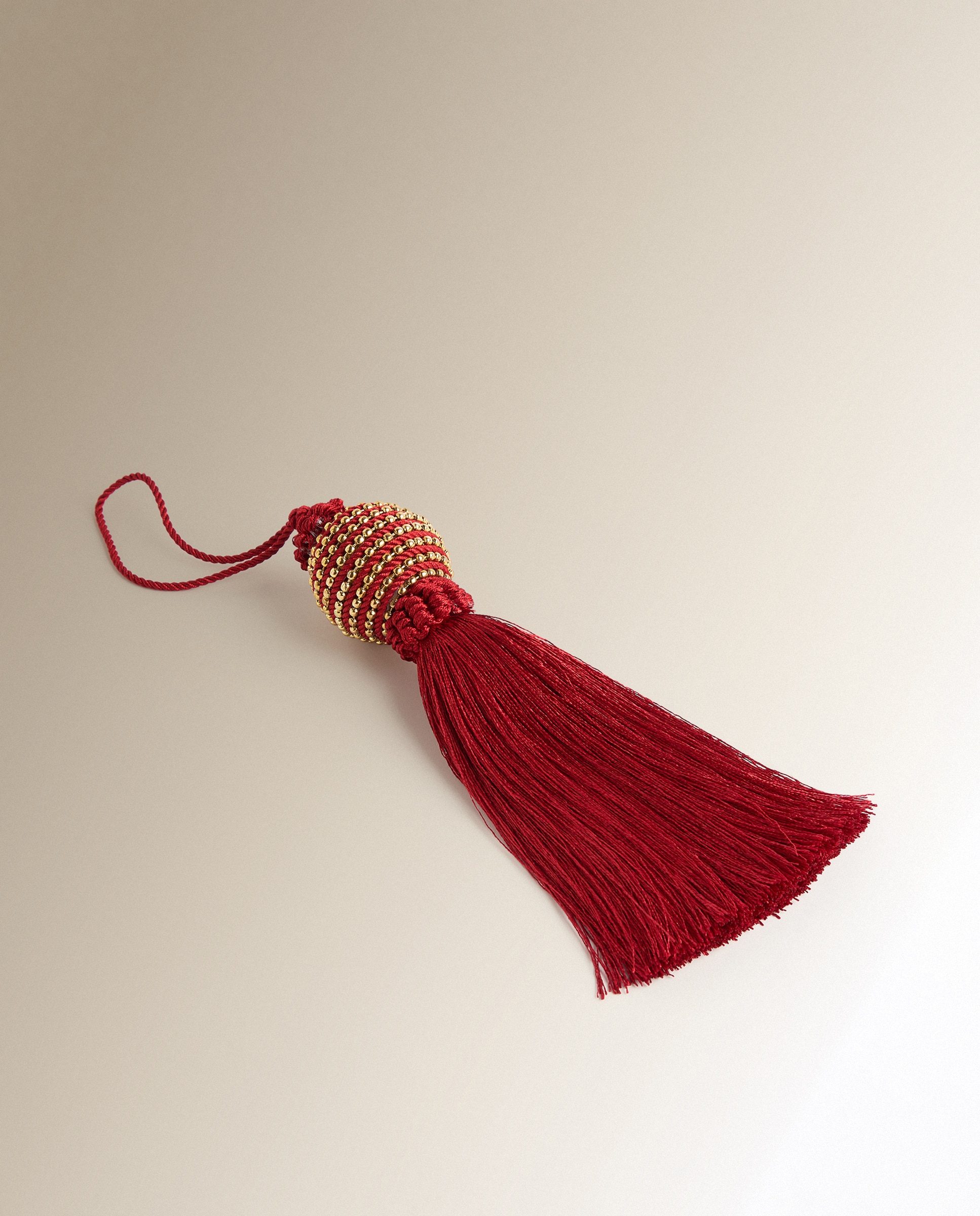 Imagen 2 de Colgante de tela Tassel Navidad - Burdeos Burdeos