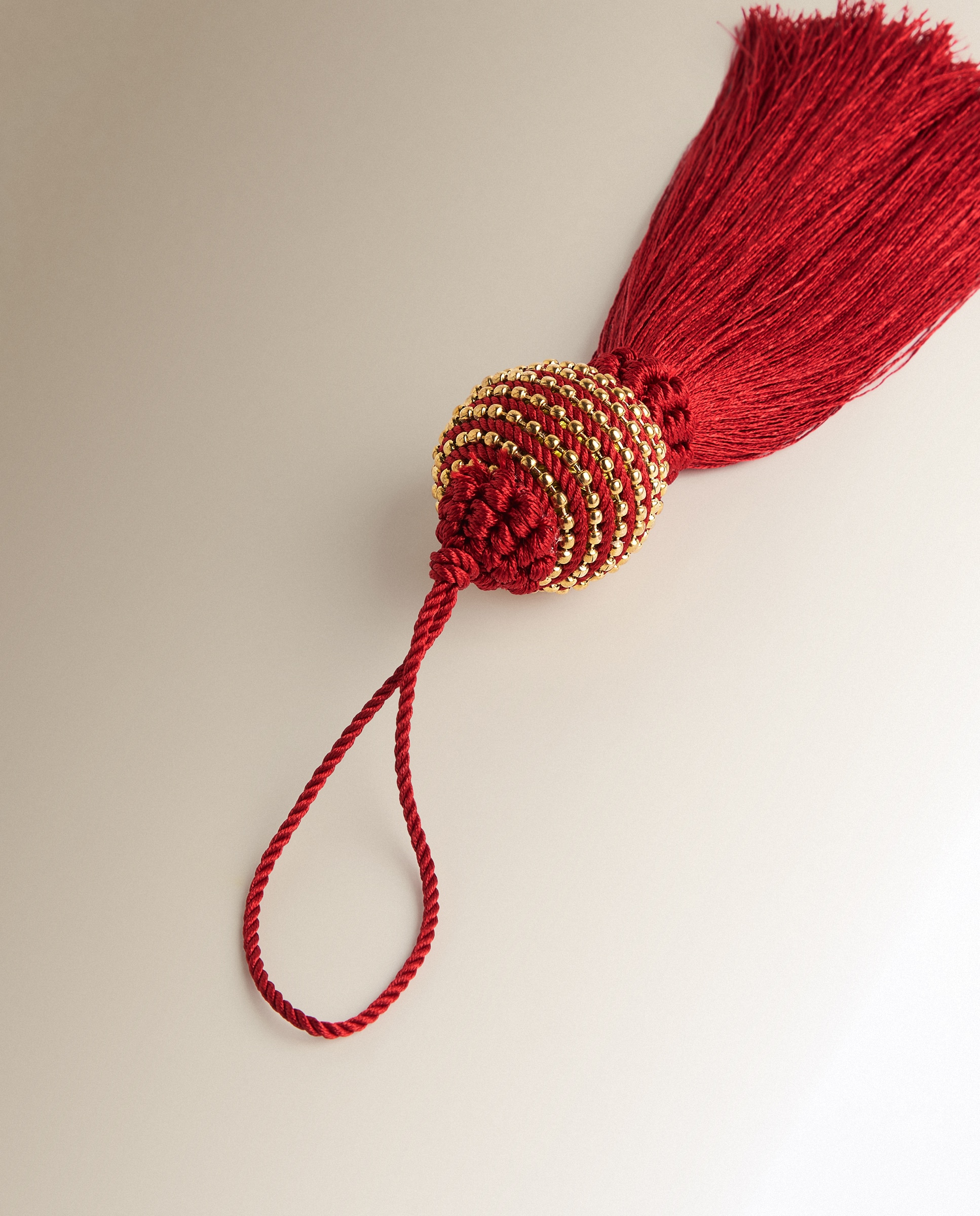 Imagen 3 de Colgante de tela Tassel Navidad - Burdeos Burdeos