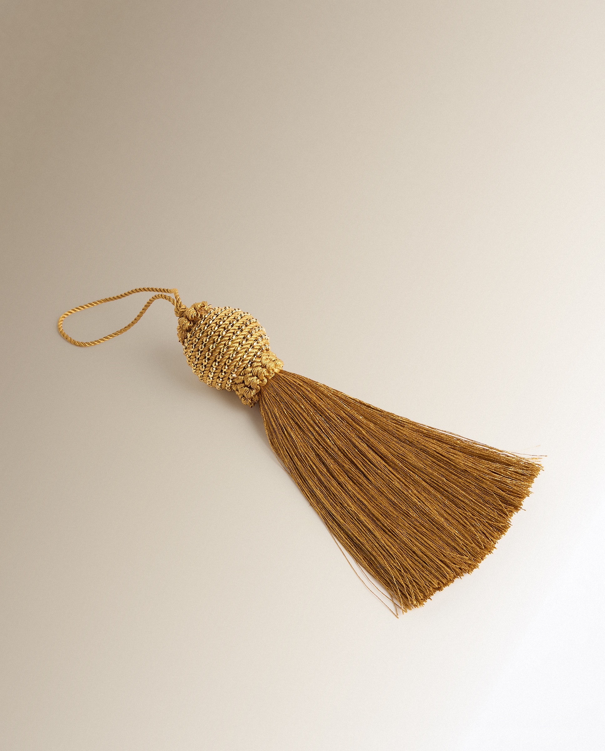 Imagen 2 de Colgante de tela Tassel Navidad - Mostaza Mostaza