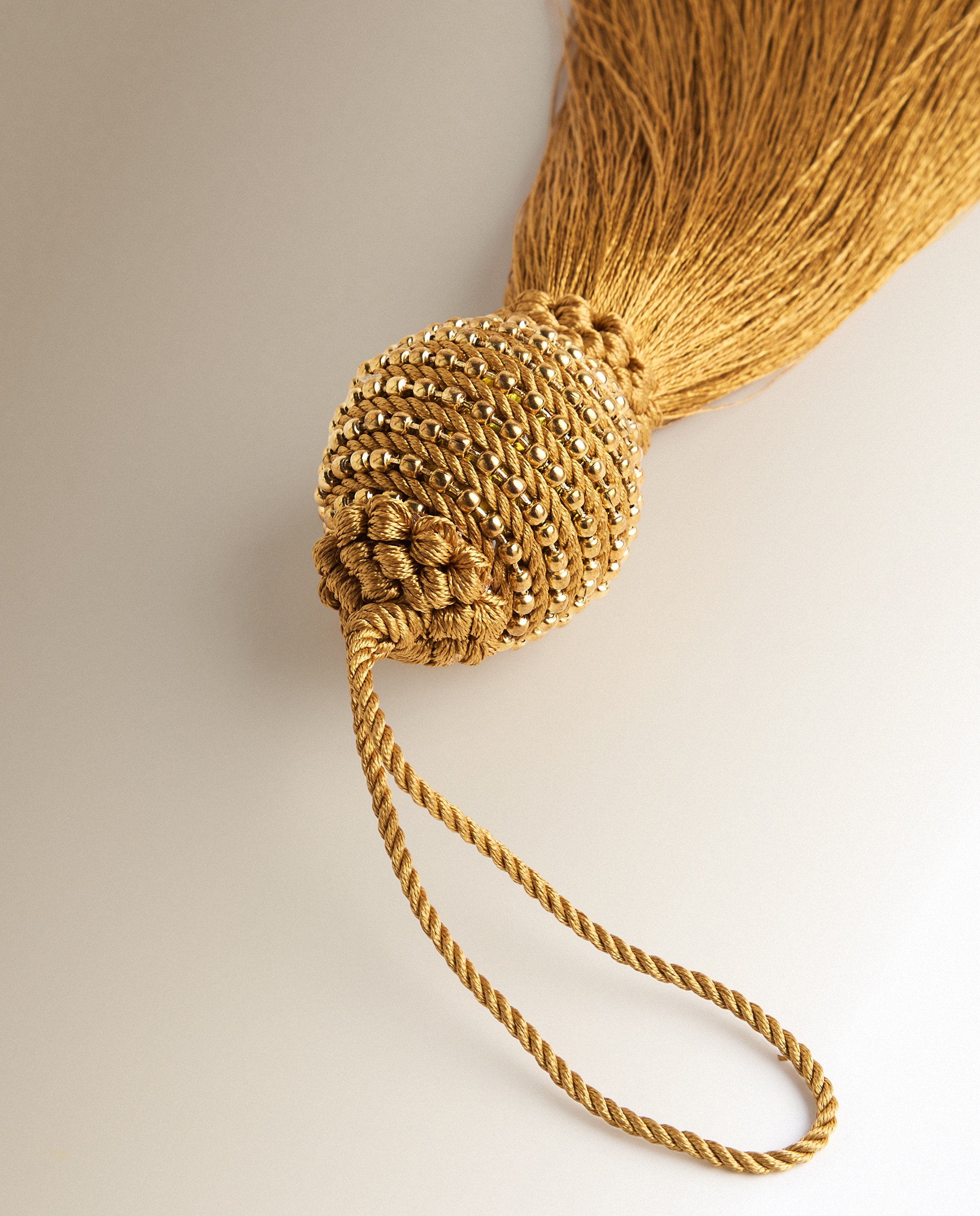 Imagen 3 de Colgante de tela Tassel Navidad - Mostaza Mostaza