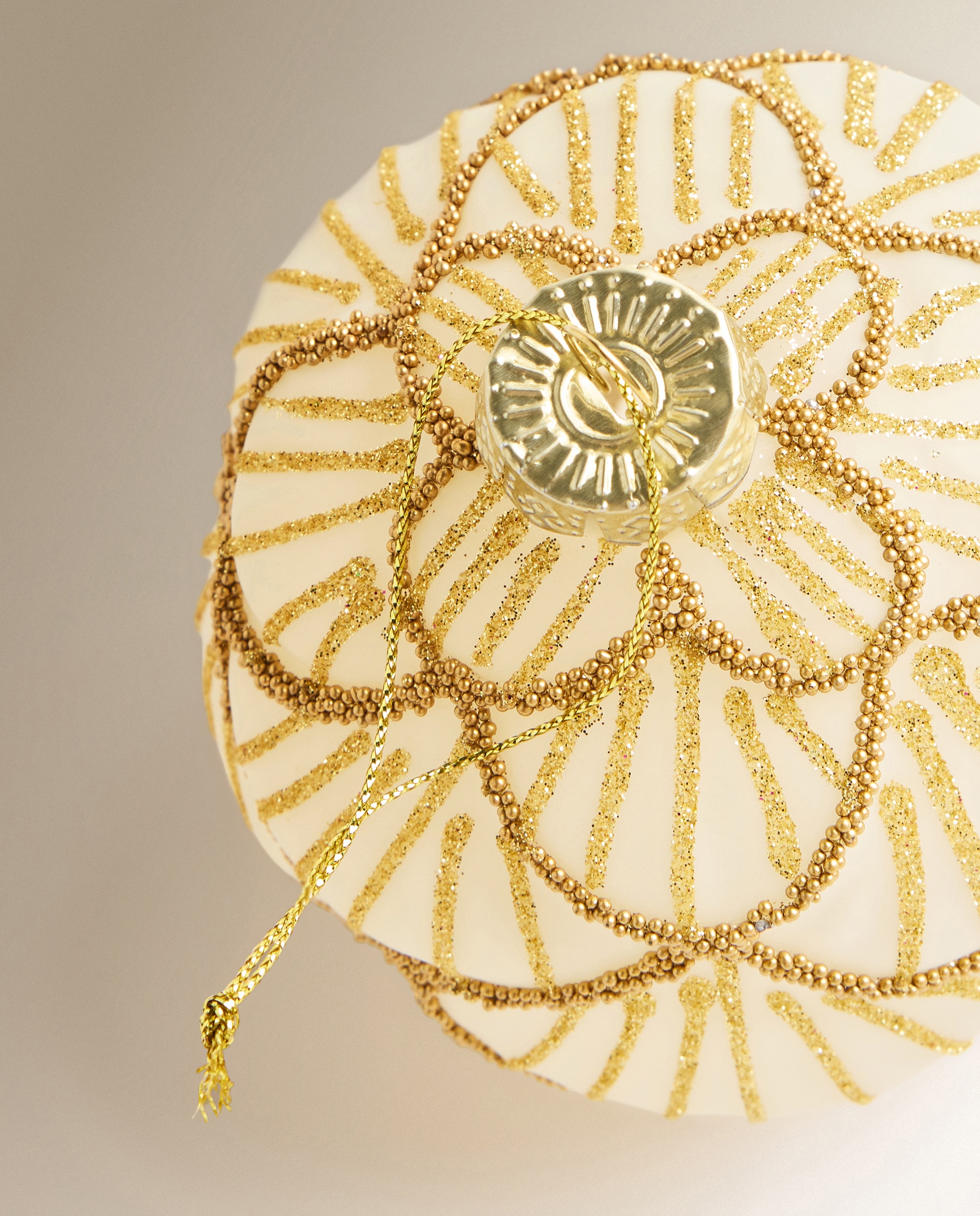 Bola de cristal Ondas y Beads Navidad El Corte Inglés - Oro Oro-3