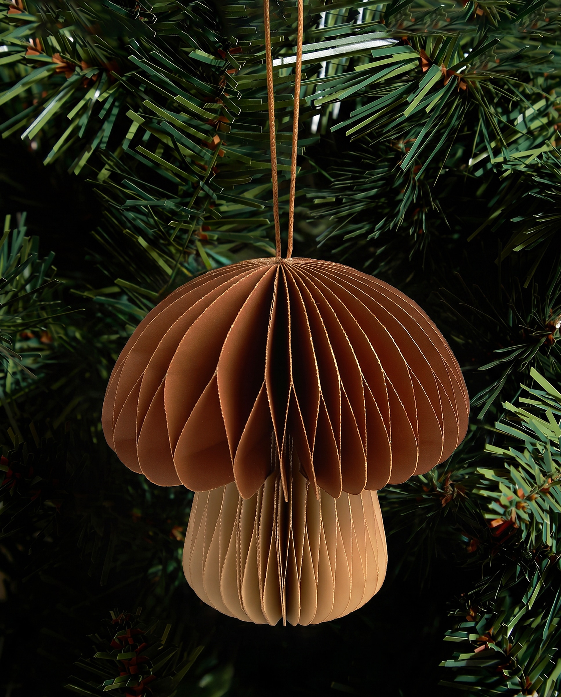 Imagen 1 de Colgante de papel Seta pequeña Navidad - Naranja Naranja