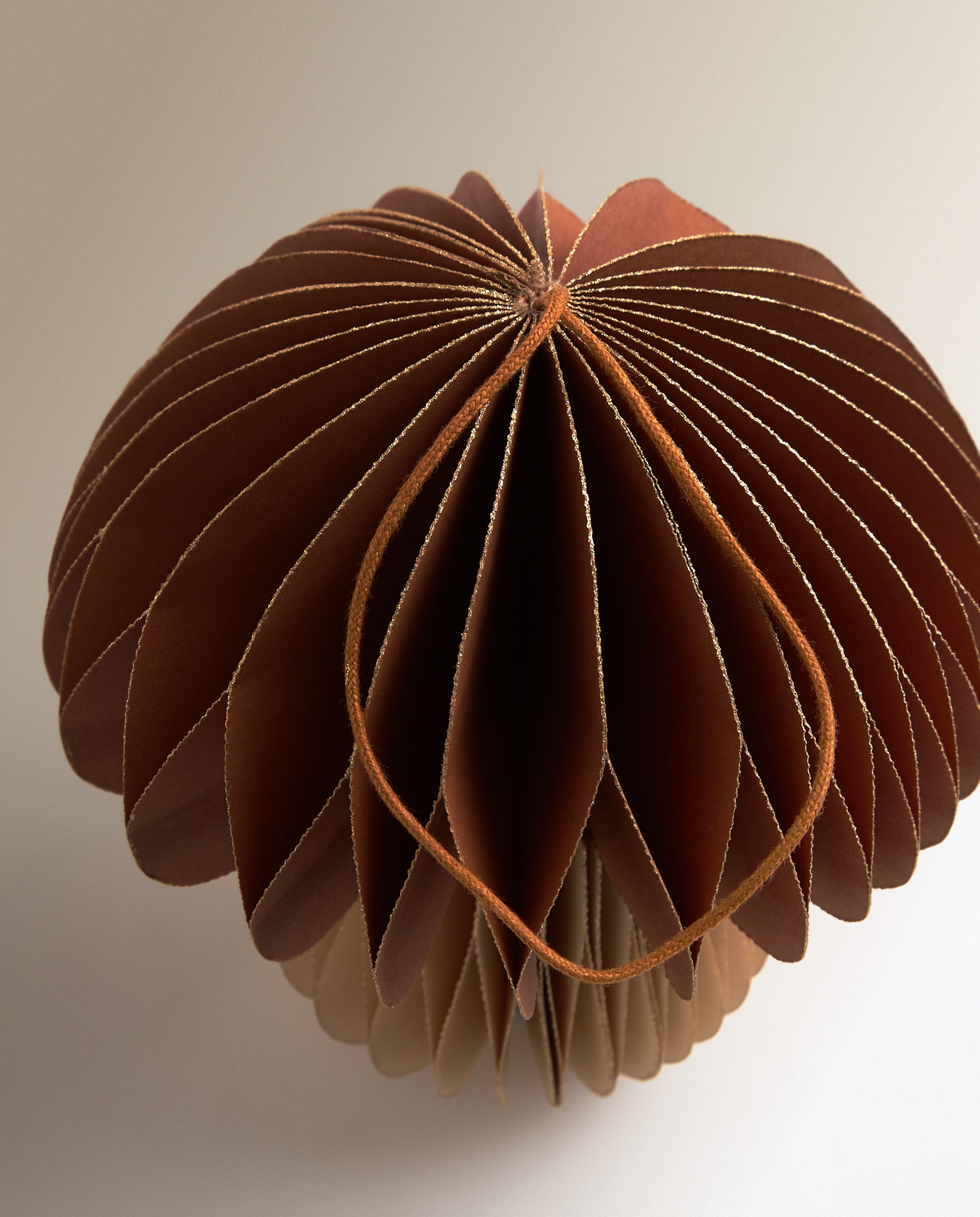 Imagen 3 de Colgante de papel Seta pequeña Navidad - Naranja Naranja