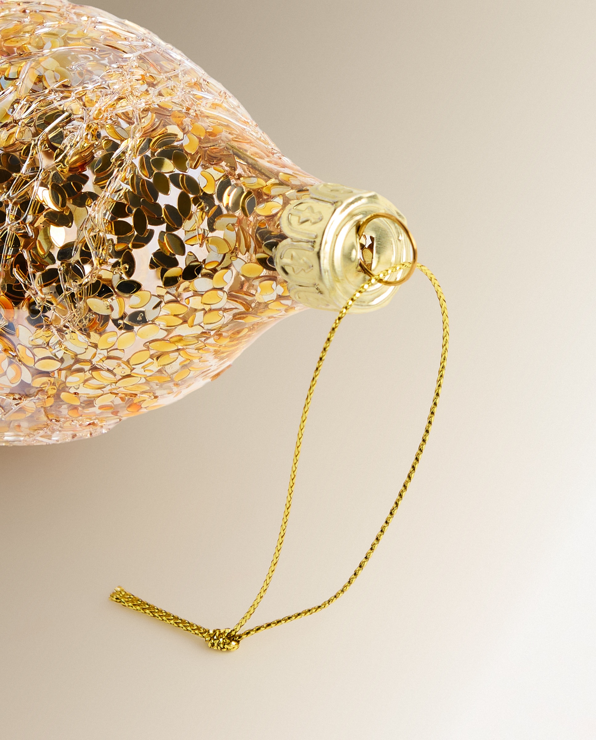 Colgante de cristal Hojitas Navidad El Corte Inglés - Oro Oro-3