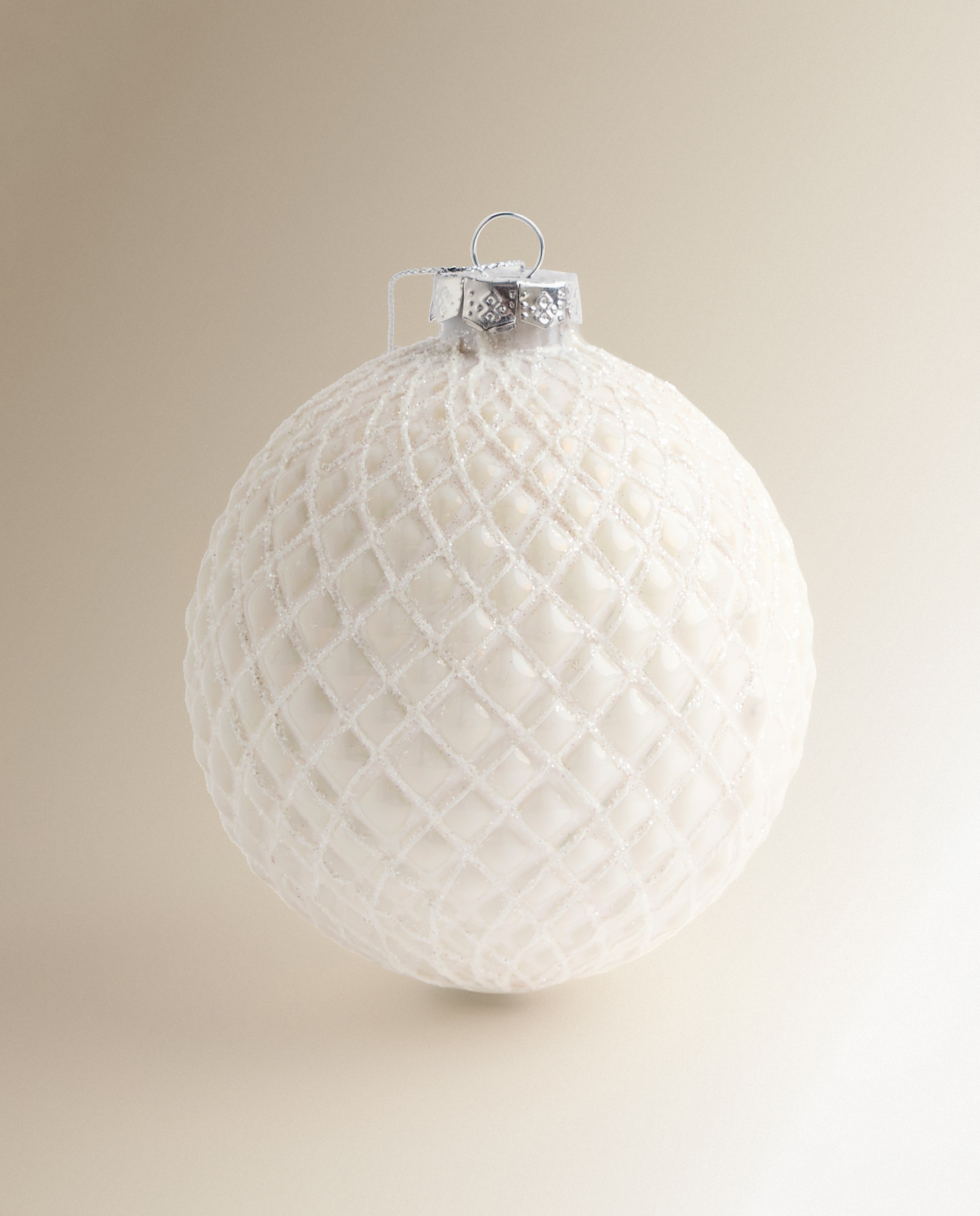 Bola de Cristal de Glitter Branco-2