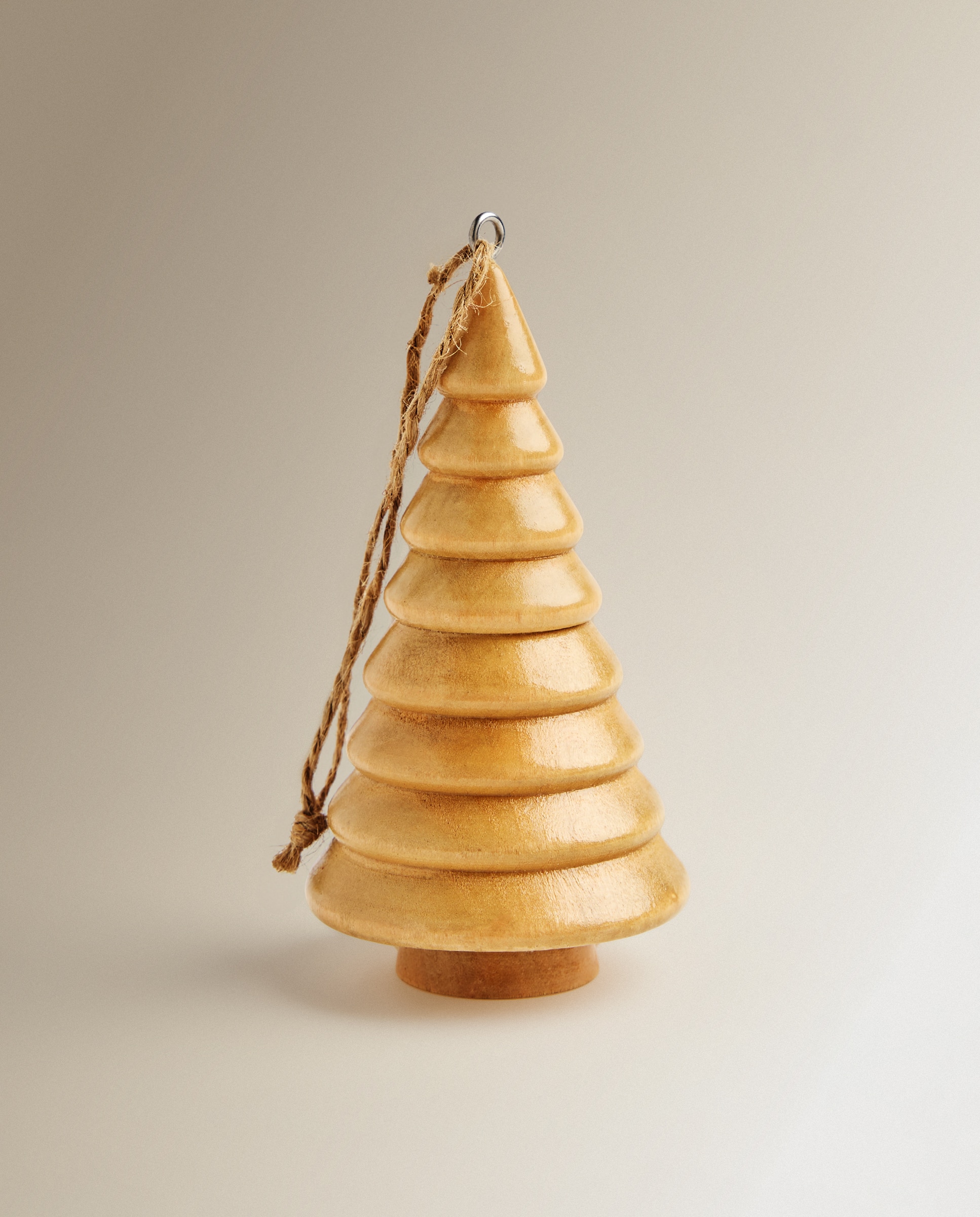 Colgante de madera Árbol Navidad - Natural Natural-2