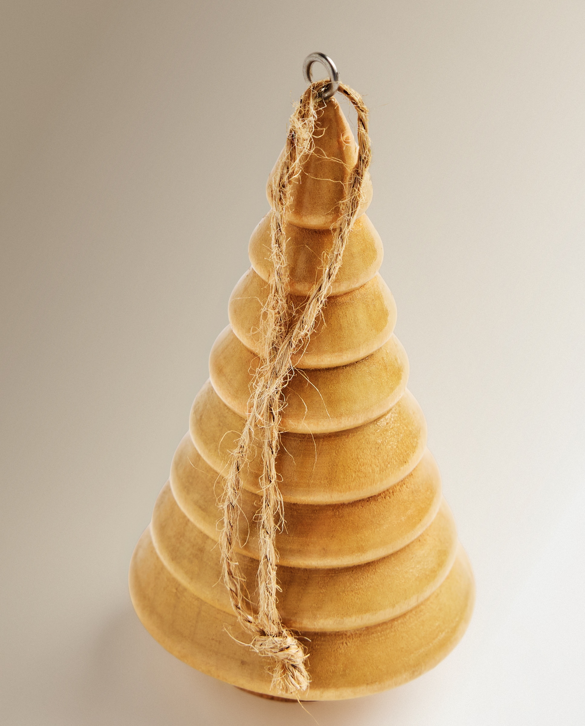 Colgante de madera Árbol Navidad - Natural Natural-3