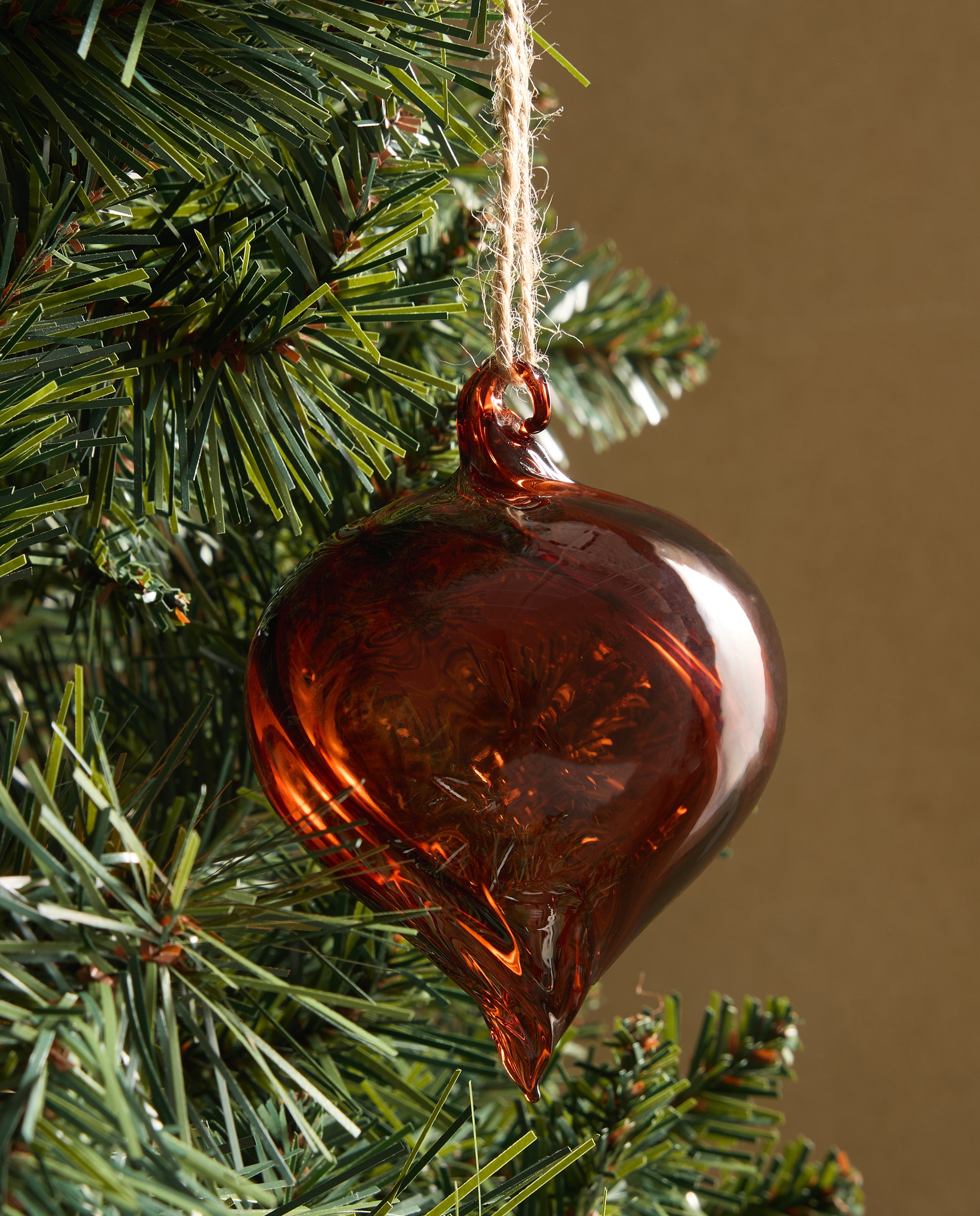 Imagen 0 de Colgante de cristal Onion Navidad Marrón