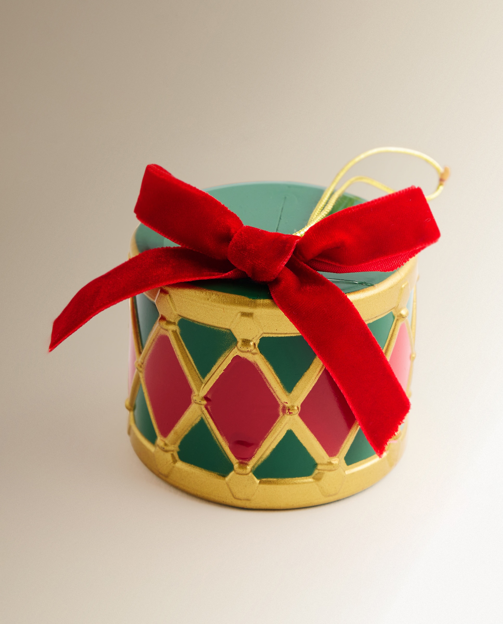 Enfeite Tambor Natal Multicolor-2