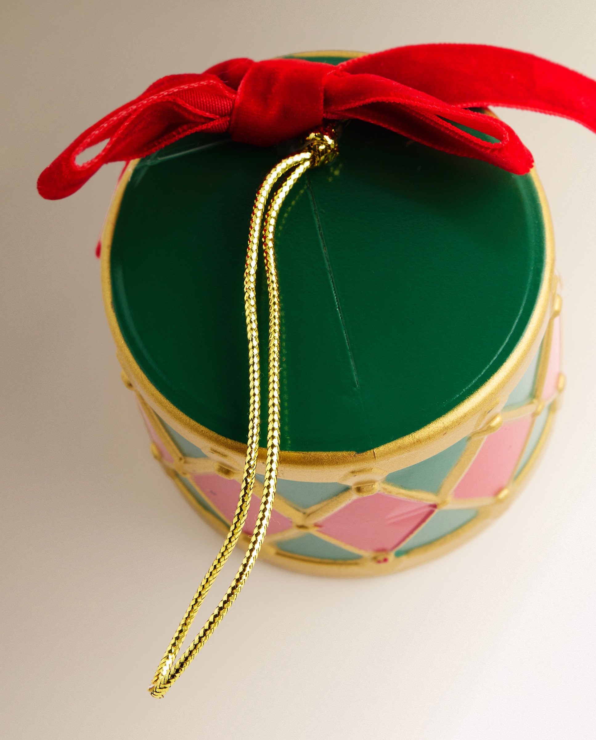 Enfeite Tambor Natal Multicolor-3