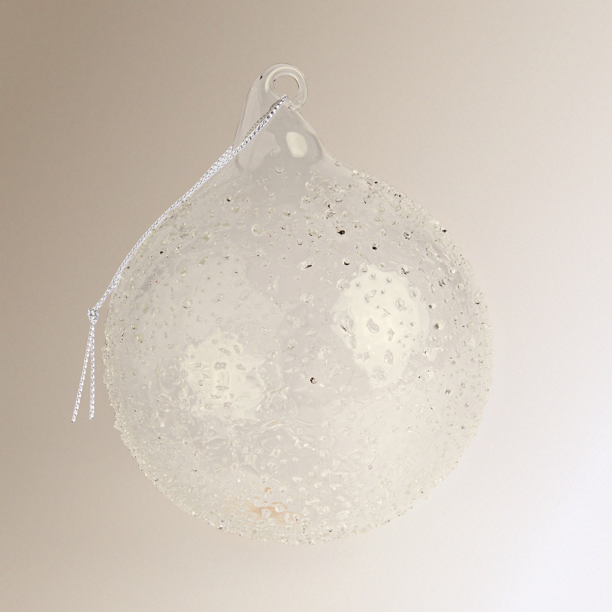 Bola de Cristal com Relevo Natal Transparente-2