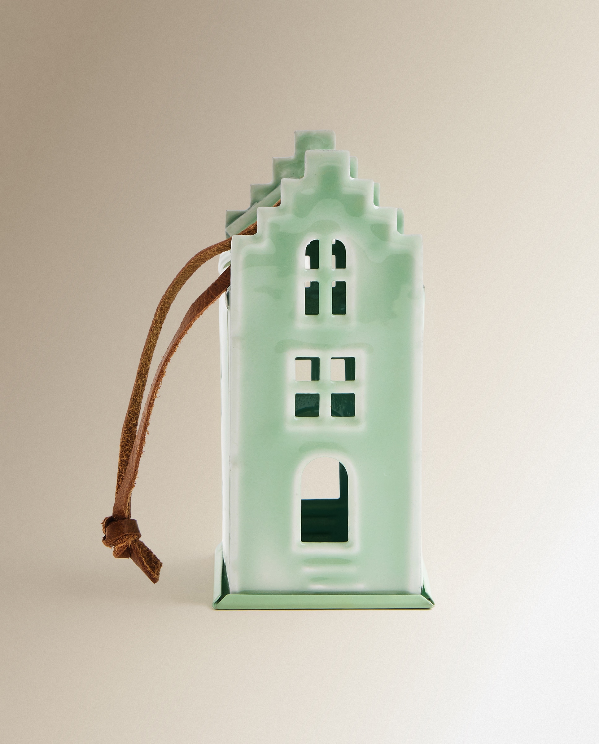 Imagen 2 de Colgante de metal Casa Navidad - Verde Verde