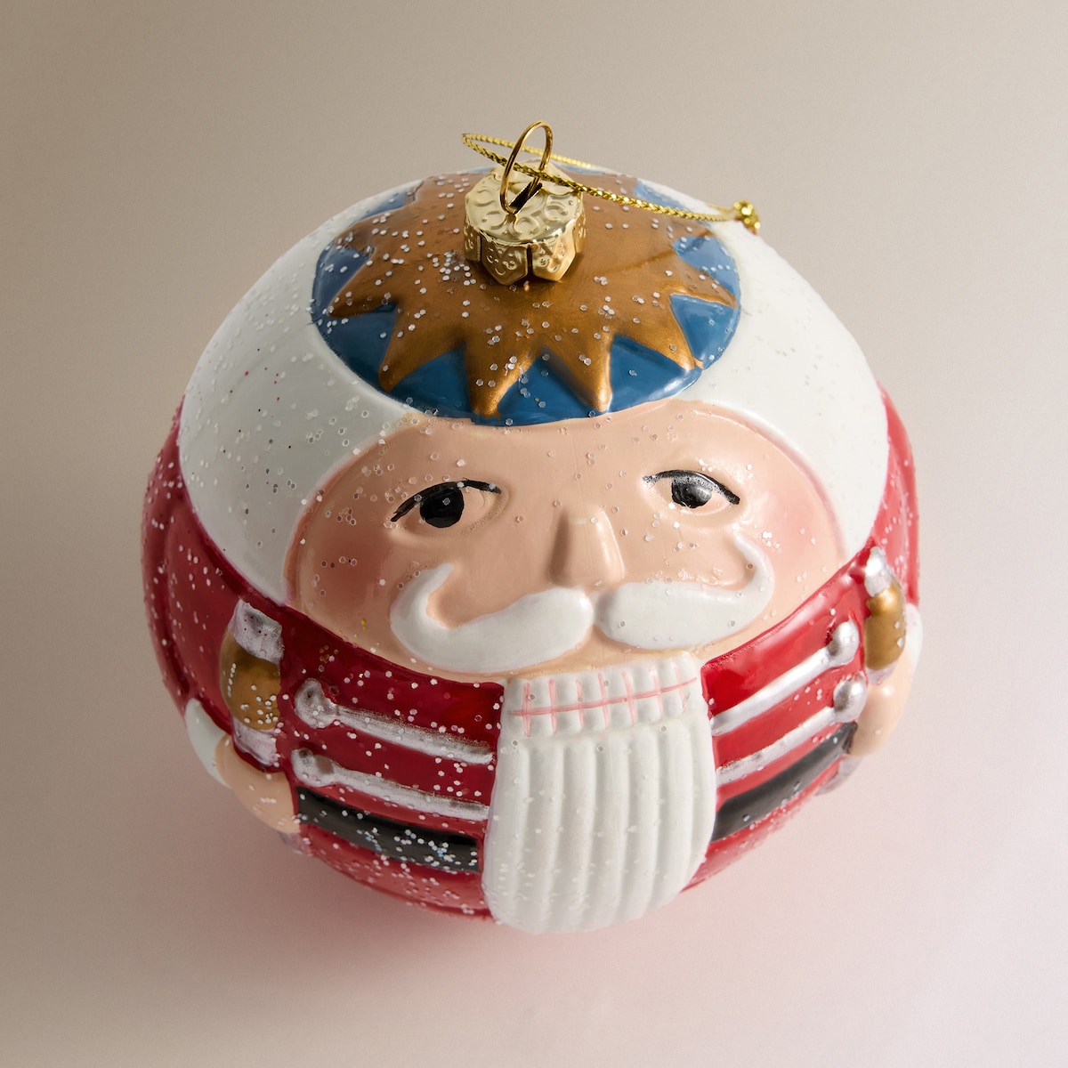 Bola Cascanueces Glitter Navidad El Corte Inglés Rojo-2