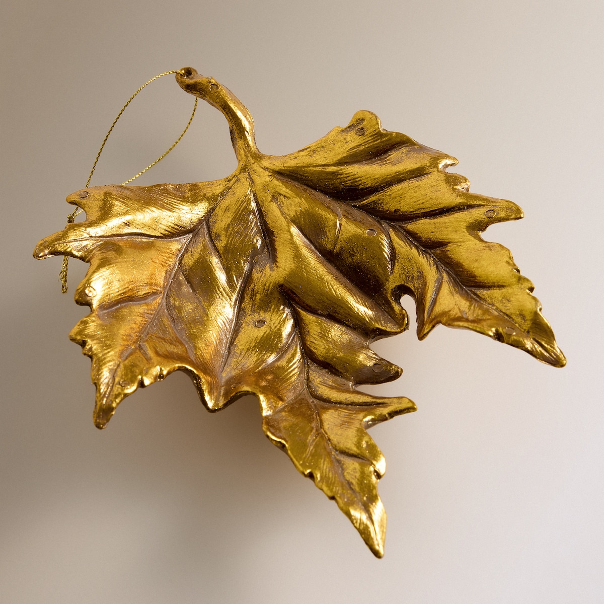 Colgante Hoja Dorada Navidad El Corte Inglés Oro-2