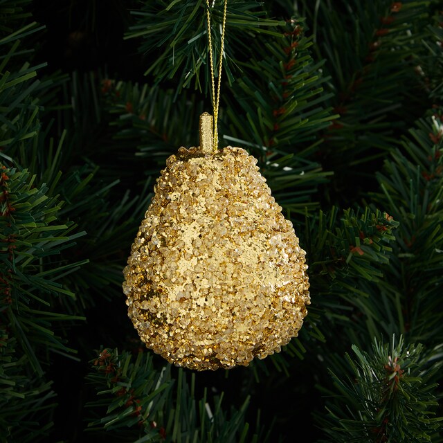 Imagen 0 de Colgante Pera Escarcha Navidad