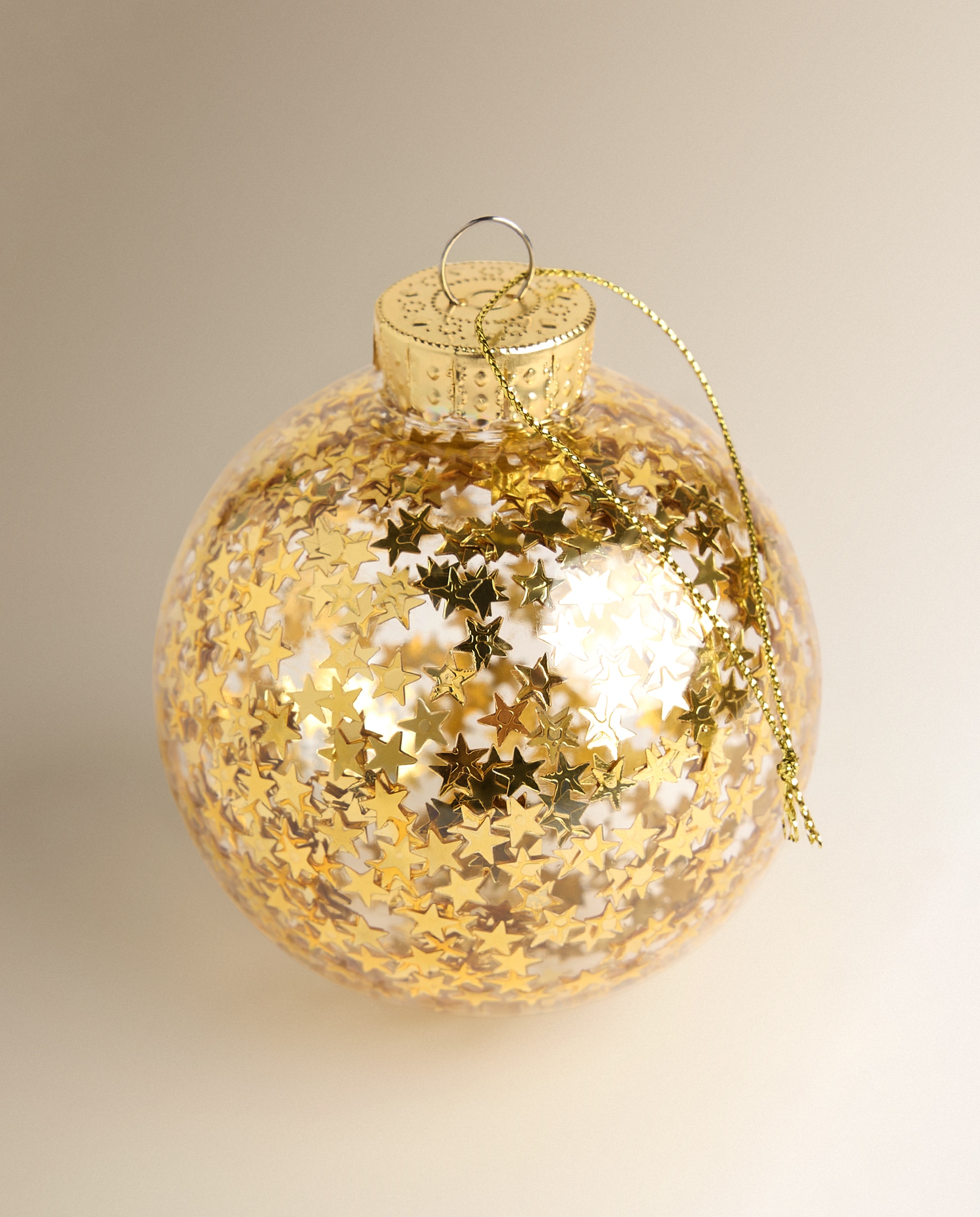 Set de 4 bolas Estrellitas doradas Navidad El Corte Inglés - Oro Oro-2