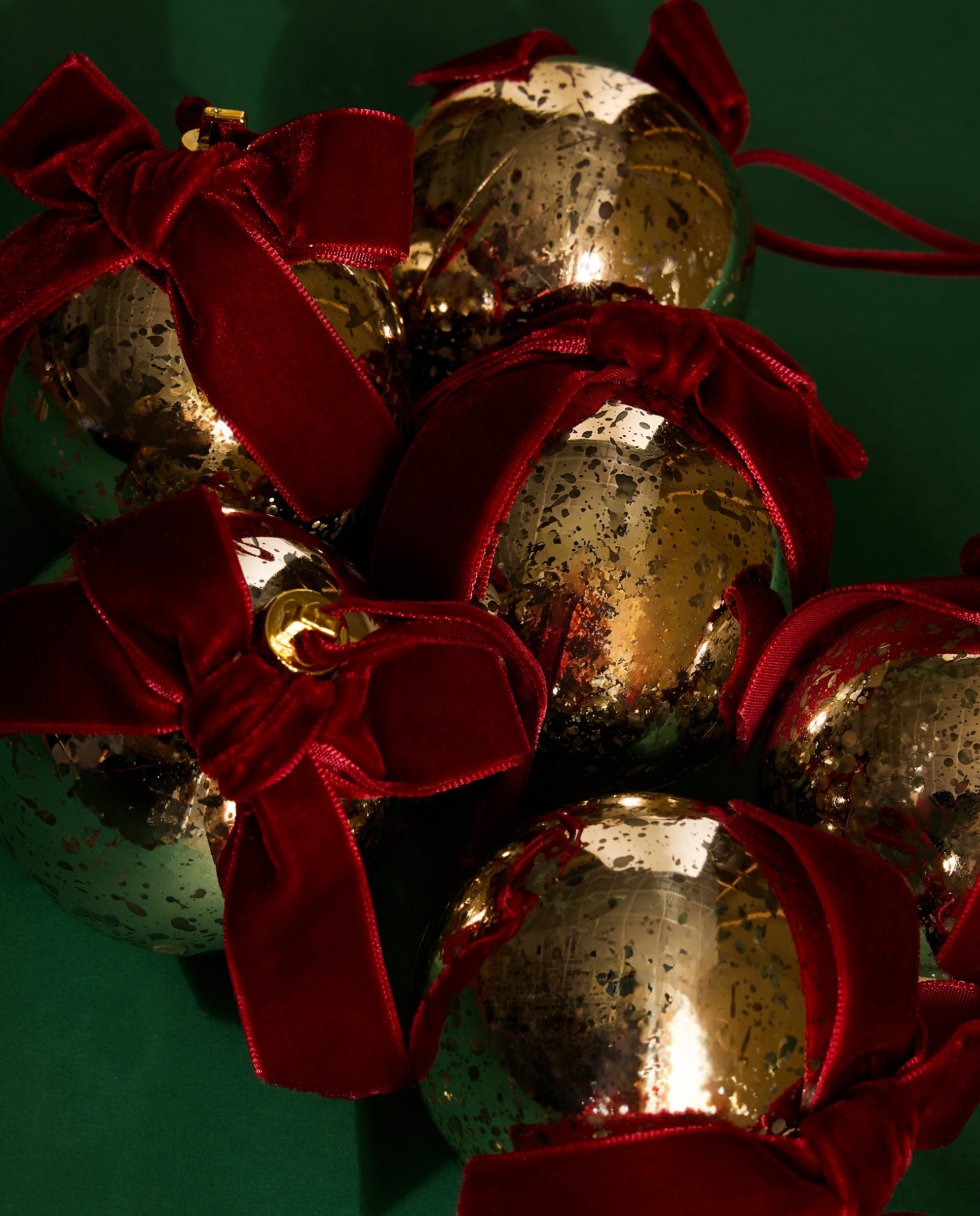 Imagem 0 de Conjunto de 6 Bolas com Laço Natal