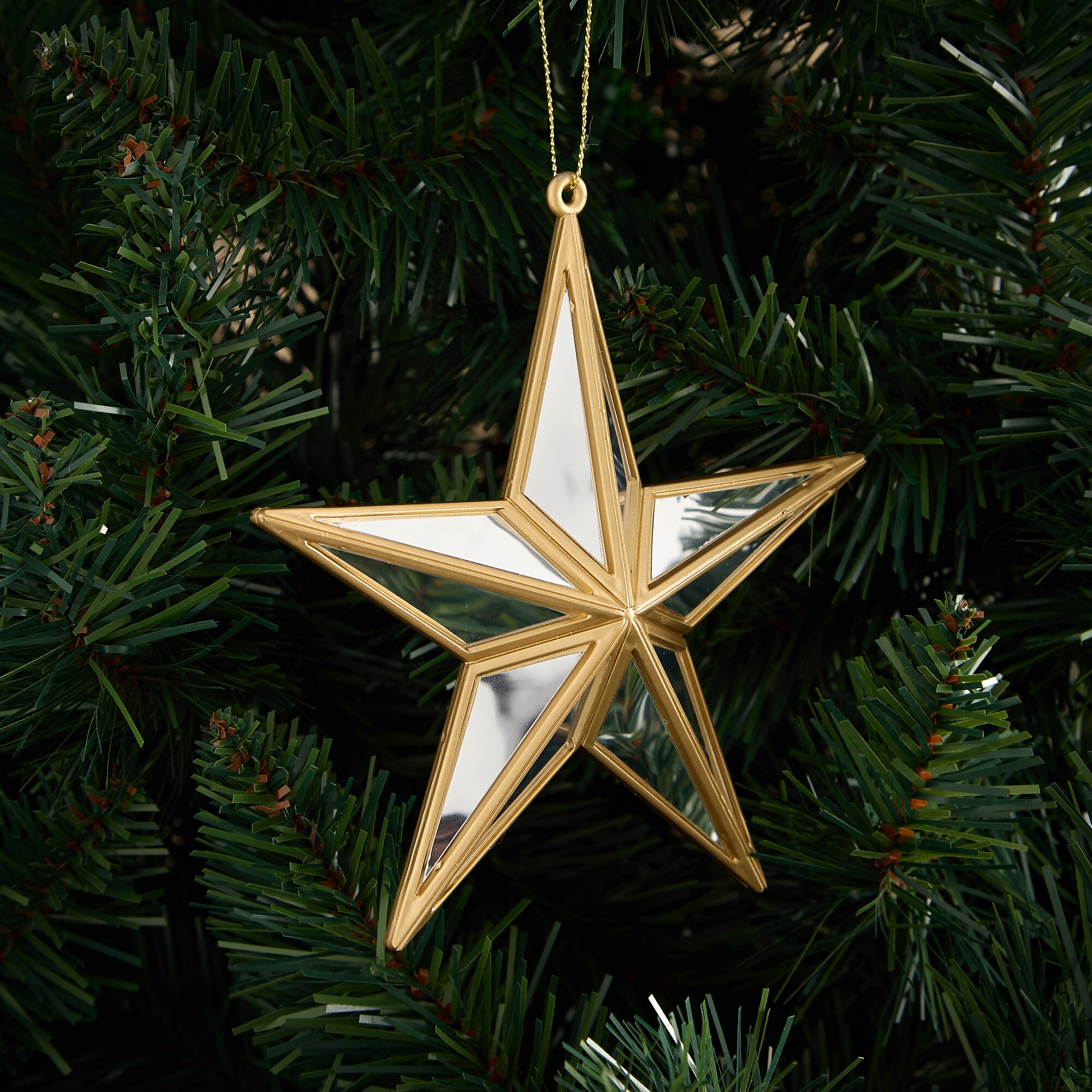 Colgante Estrella espejo Navidad El Corte Inglés - Oro Oro-1