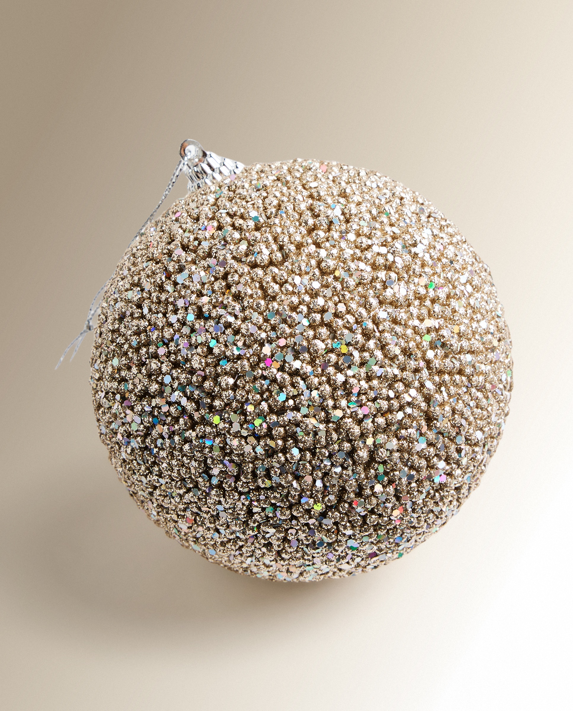 Set de 2 bolas Escarcha Navidad - Champagne Champagne-2