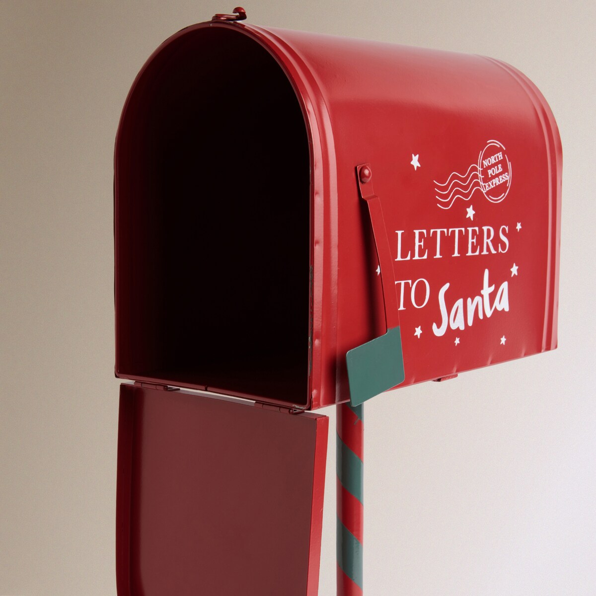 Buzón Papá Noel de pie Navidad El Corte Inglés Rojo-2
