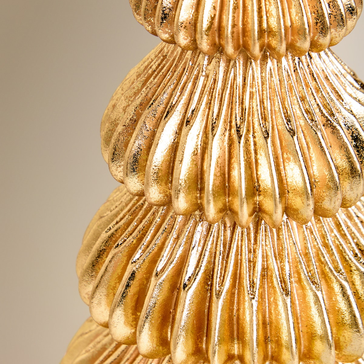 Figura Árvore com Resina - Dourado Ouro-3