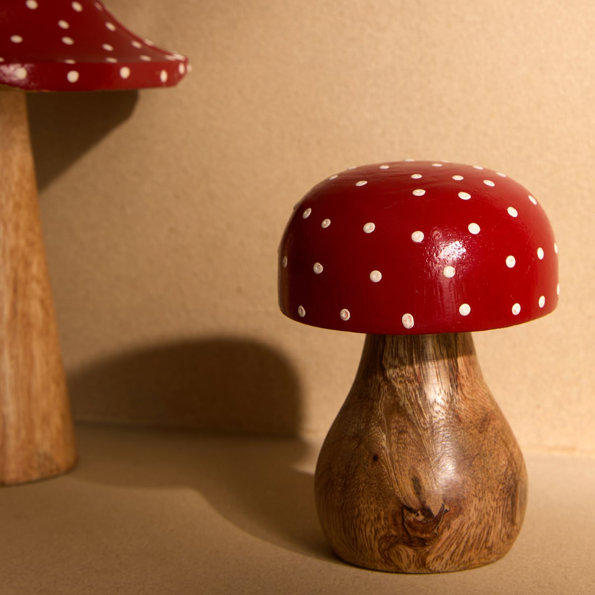 Figura Seta roja de madera Navidad El Corte Inglés Rojo-1