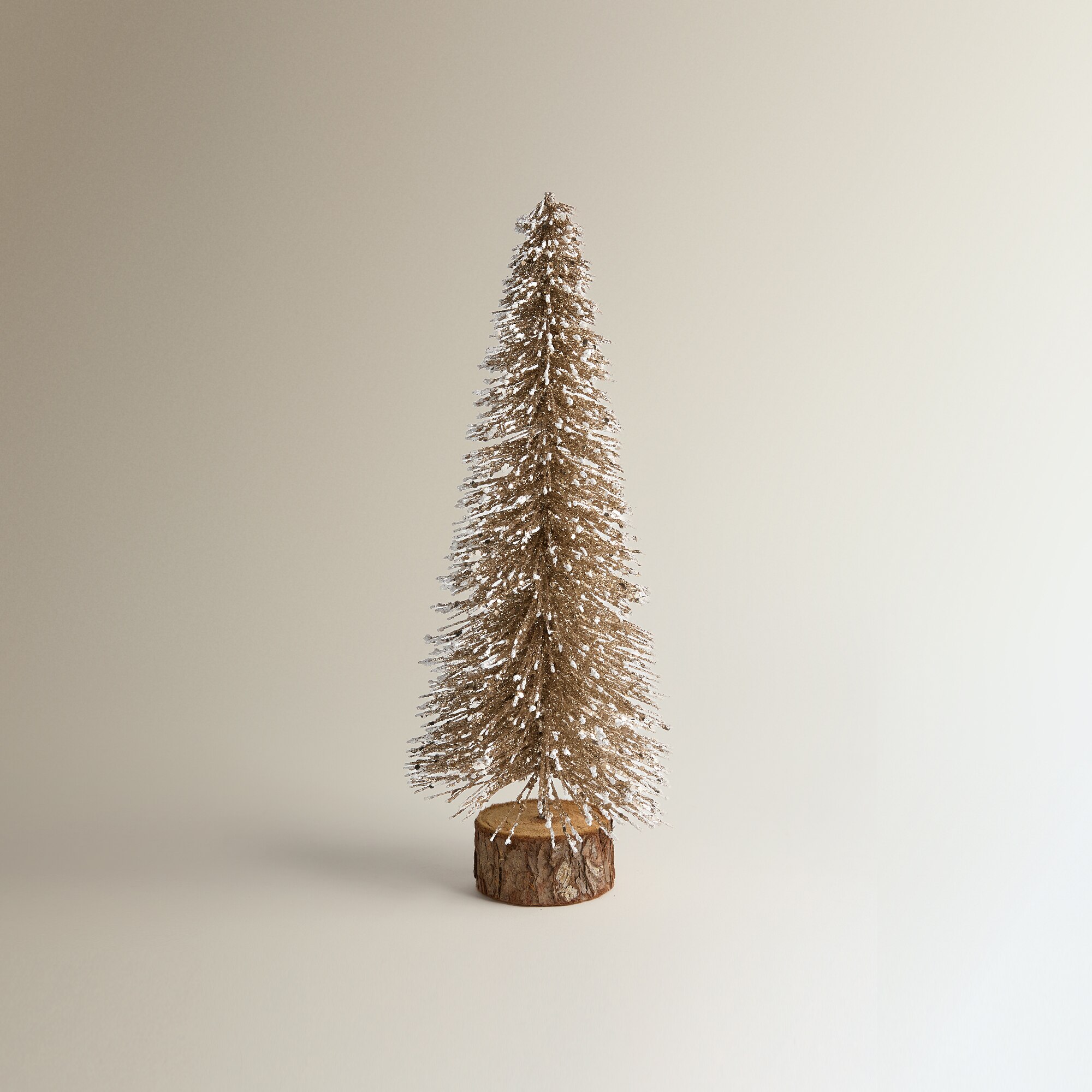Árvore de Natal de Mesa com Camadas - Dourado Champanhe-2