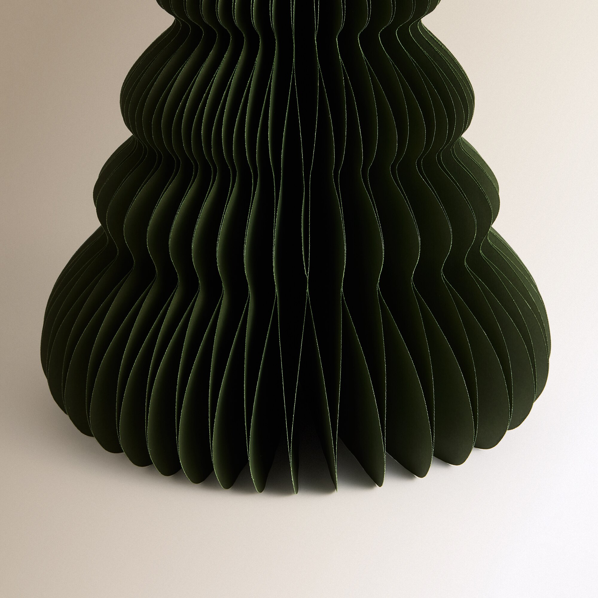 Árbol de mesa de papel Navidad - Verde 45 cm Verde-4