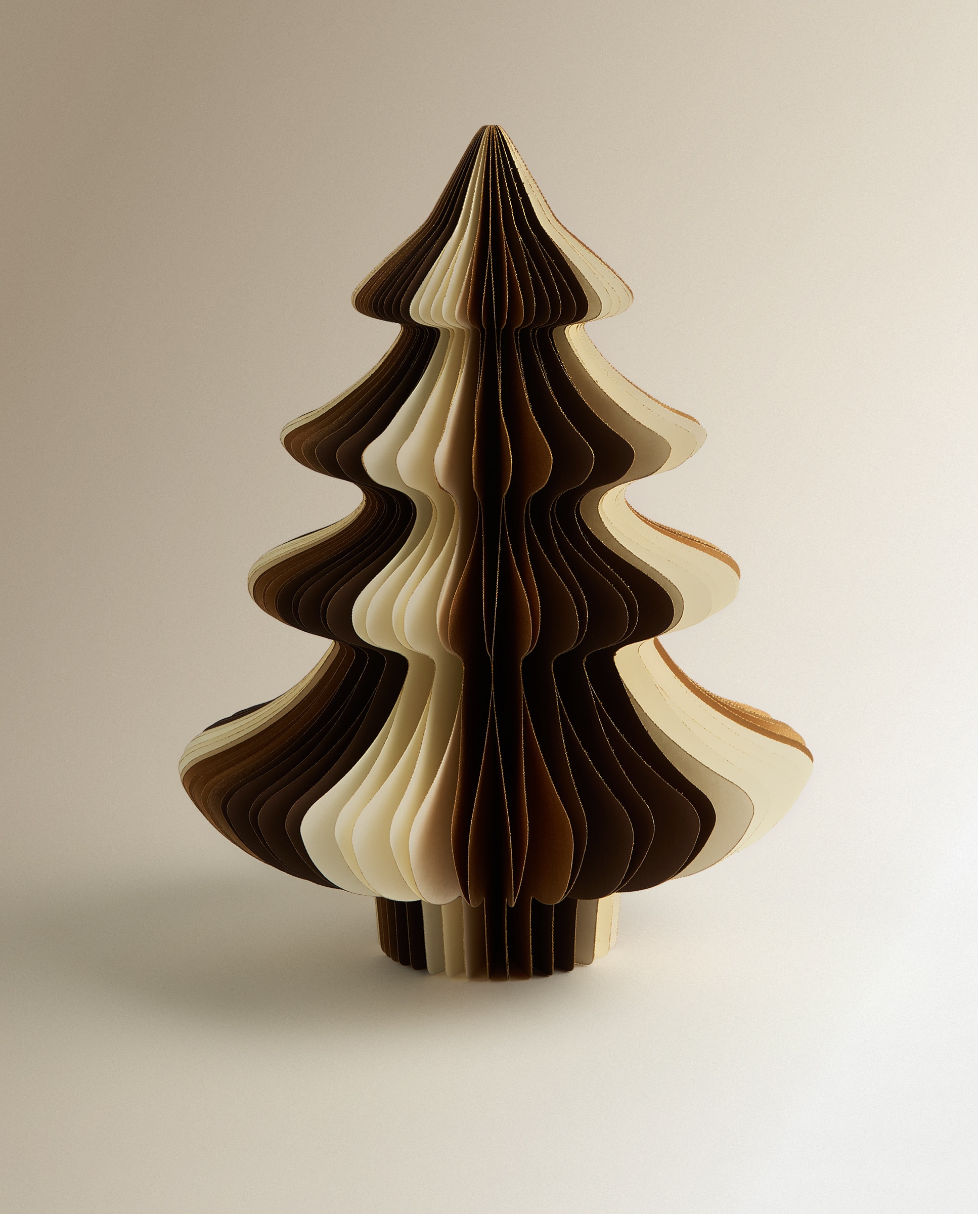 Árbol de mesa de papel Contemporáneo Navidad - Multicolor Multicolor-2