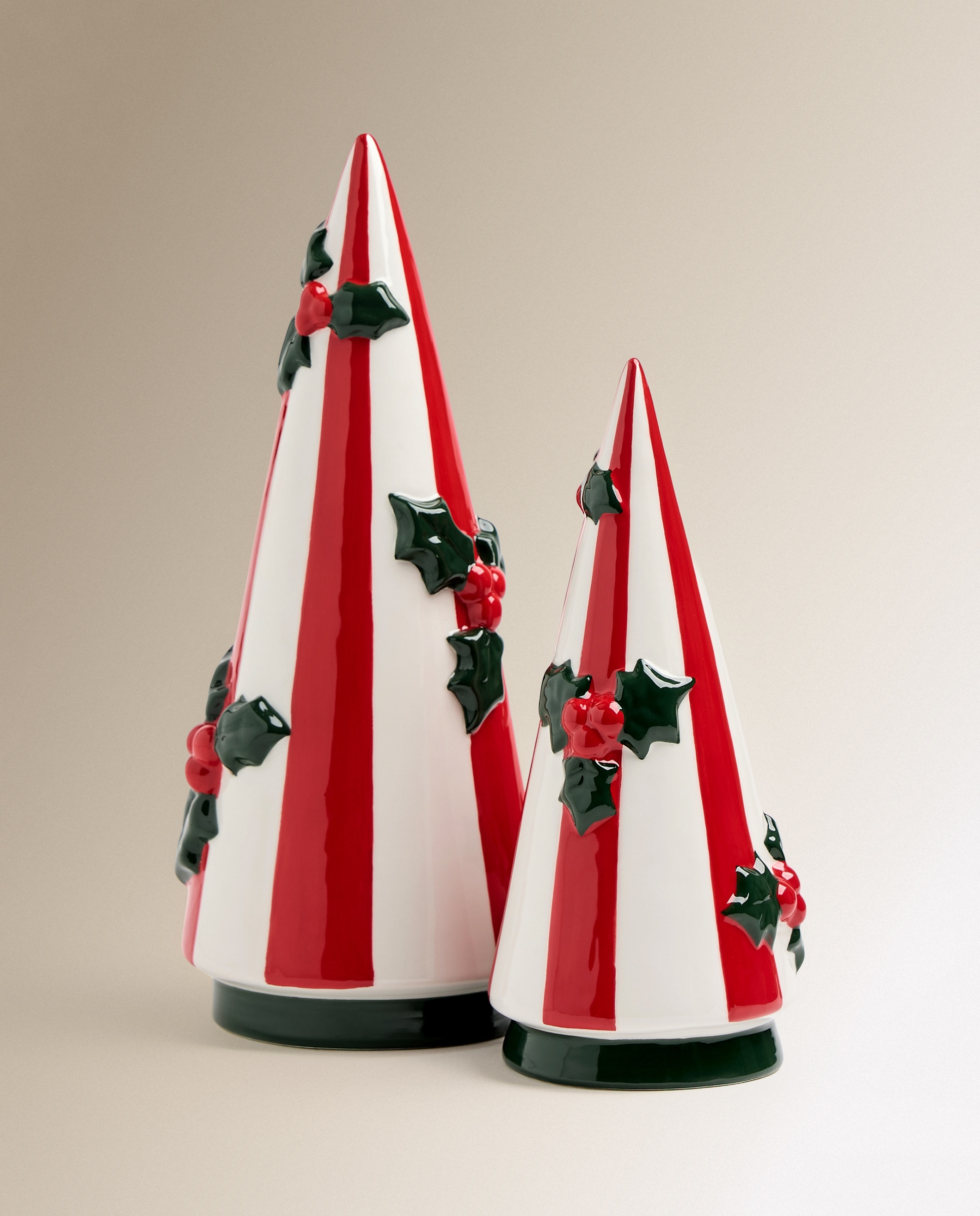 Figura Cono Árbol Navidad - Multicolor Grande Multicolor-4