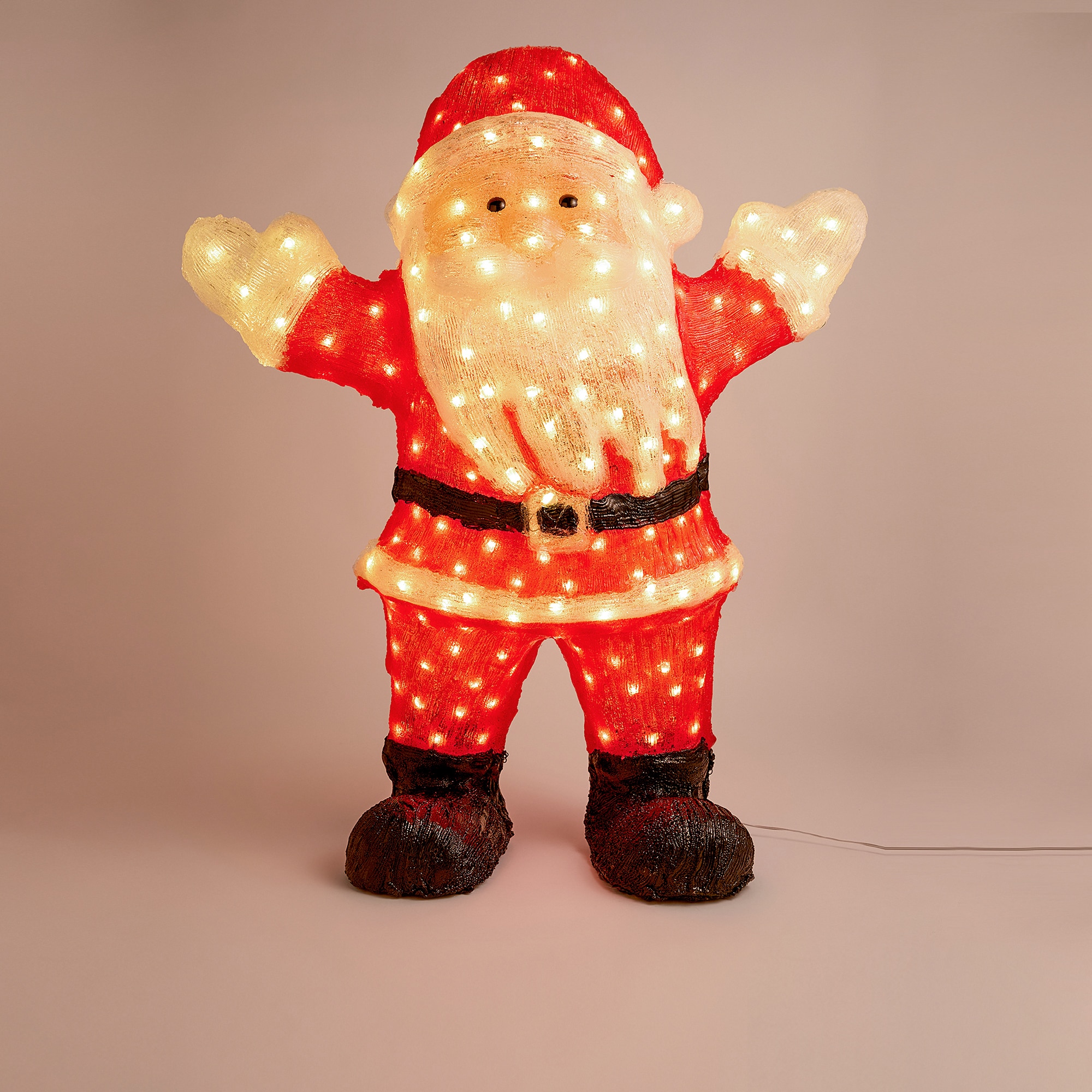 Figura Papá Noel con luz LED Navidad El Corte Inglés
