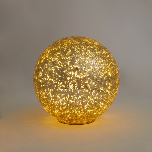 Bola de cristal mercurizada con luz LED Navidad El Corte Inglés