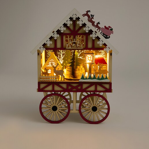 Figura Carro con luz LED y música Navidad El Corte Inglés