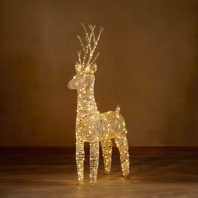 Imagen 0 de Figura reno para exterior con 360 luces LED Navidad