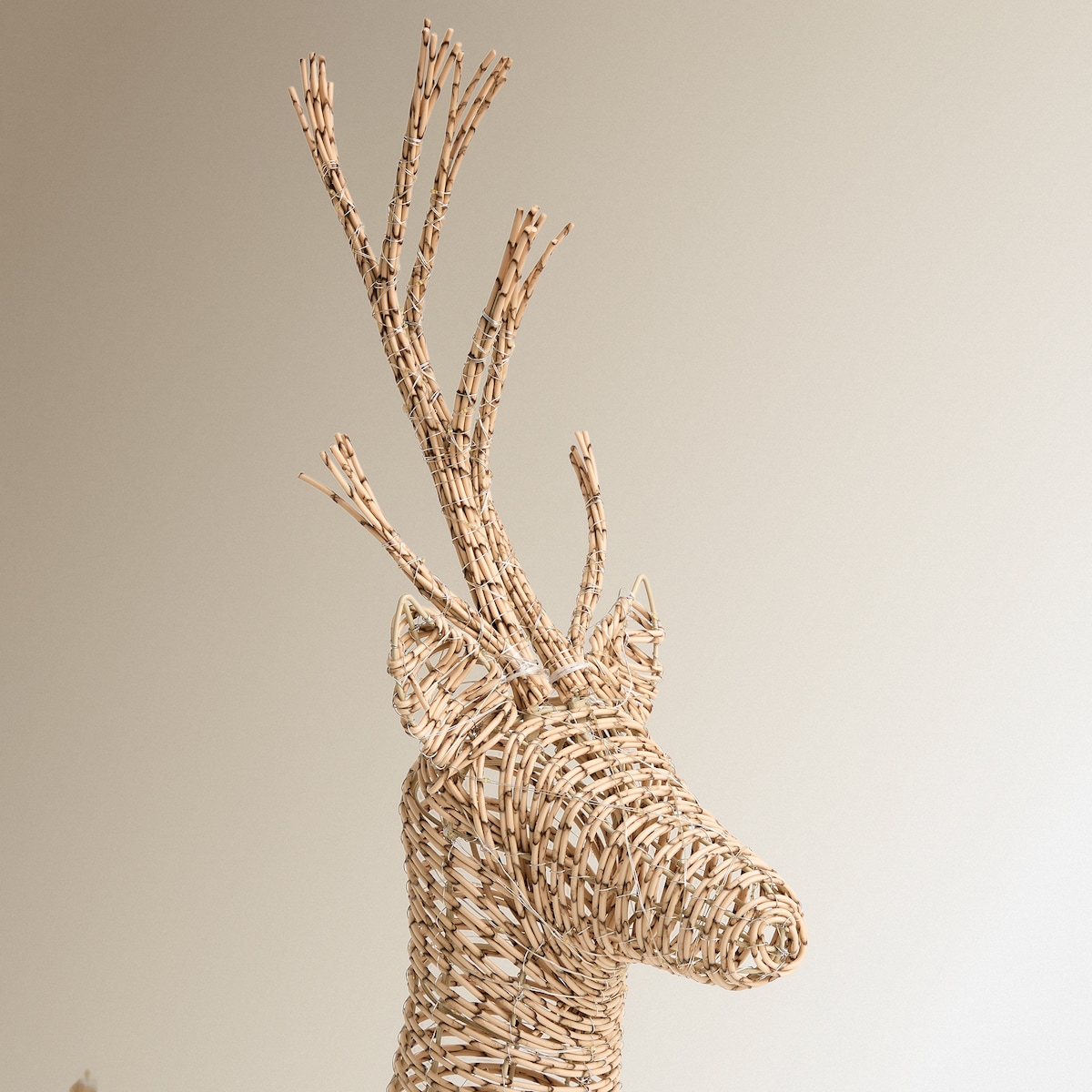 Figura reno para exterior con 360 luces LED Navidad Natural-3