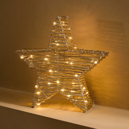 Estrella de mesa con luz LED Navidad El Corte Inglés