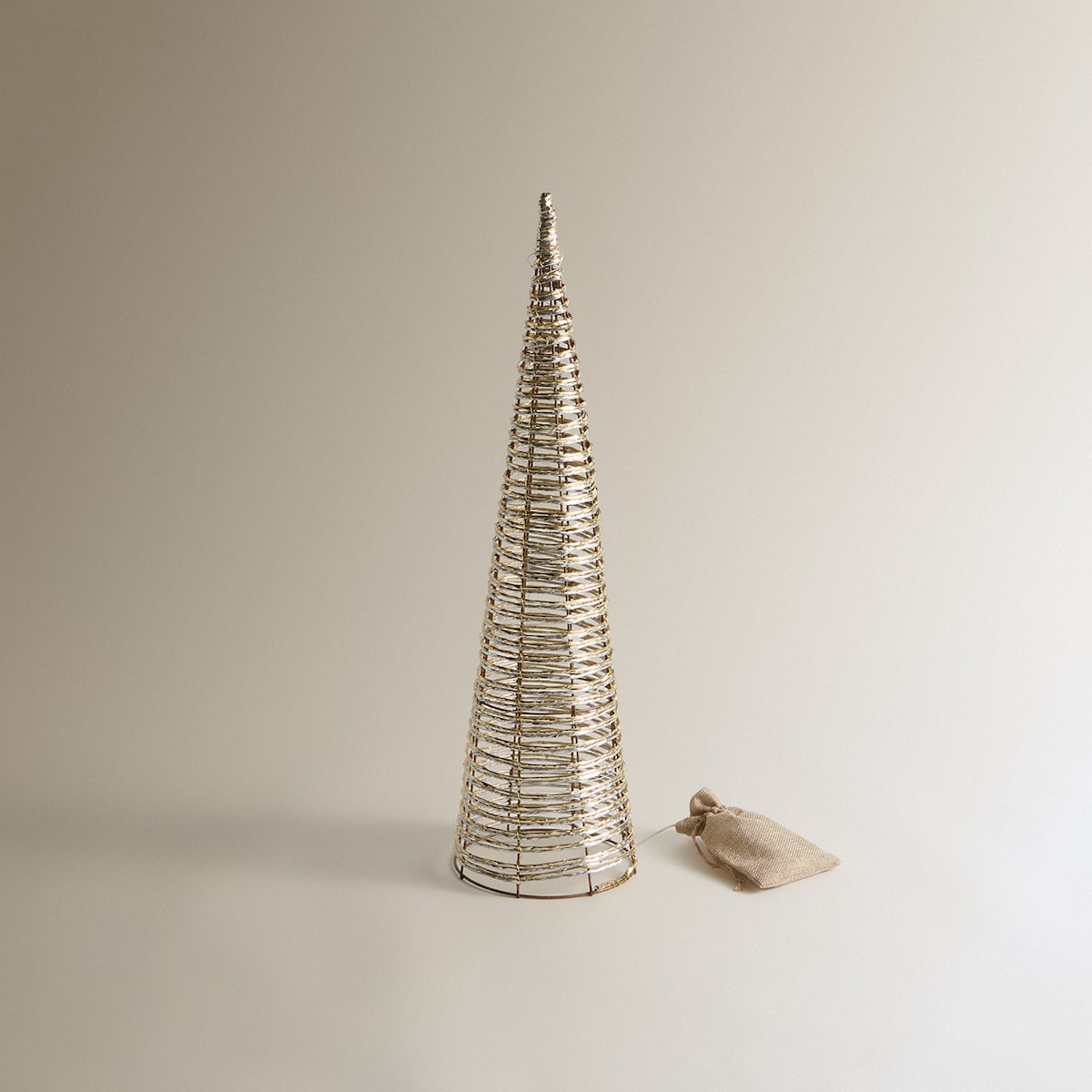 Figura Cone com Luz LED Branco-2