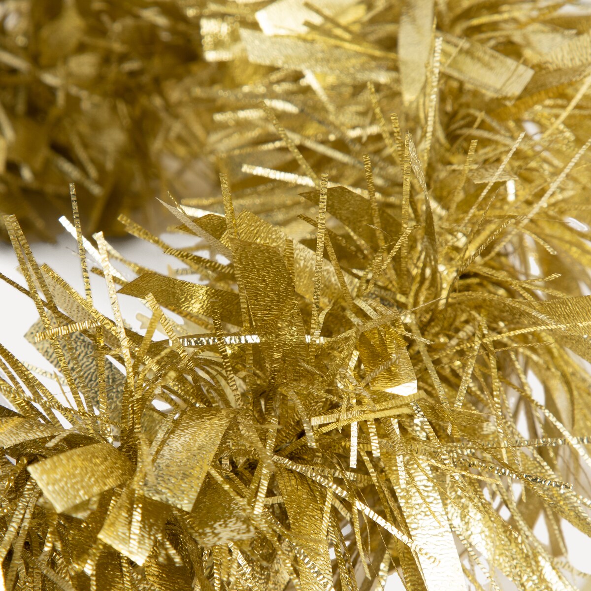 Espumillón Glitter Navidad Dorado-2