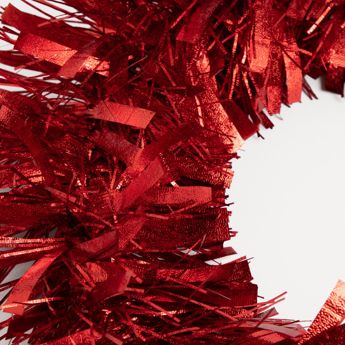 Espumillón Glitter Navidad Rojo-3