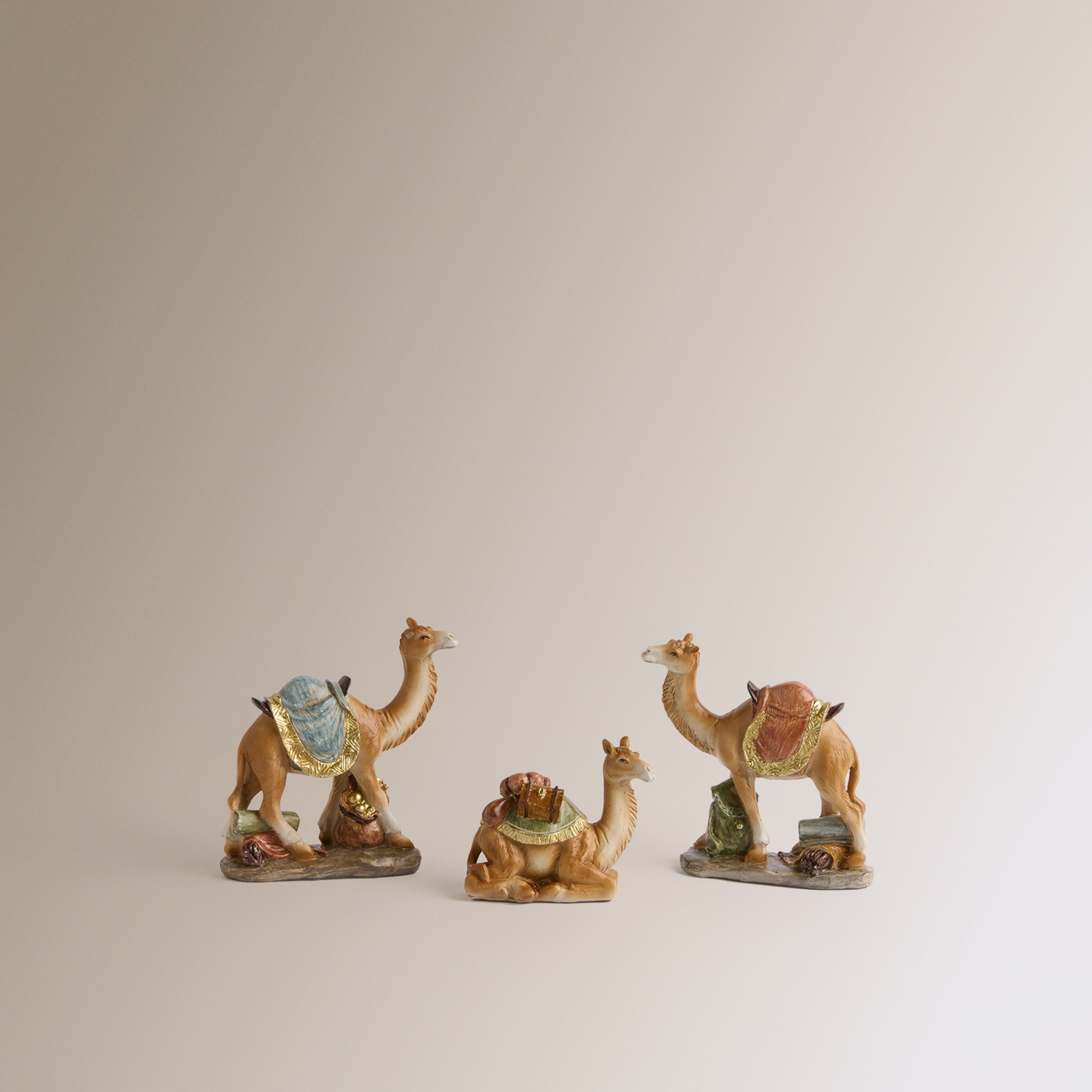 Imagem 0 de Conjunto de 3 Camelos para Presépio