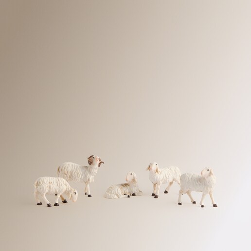 Set 6 ovejas para el Portal de Belén Navidad El Corte Inglés